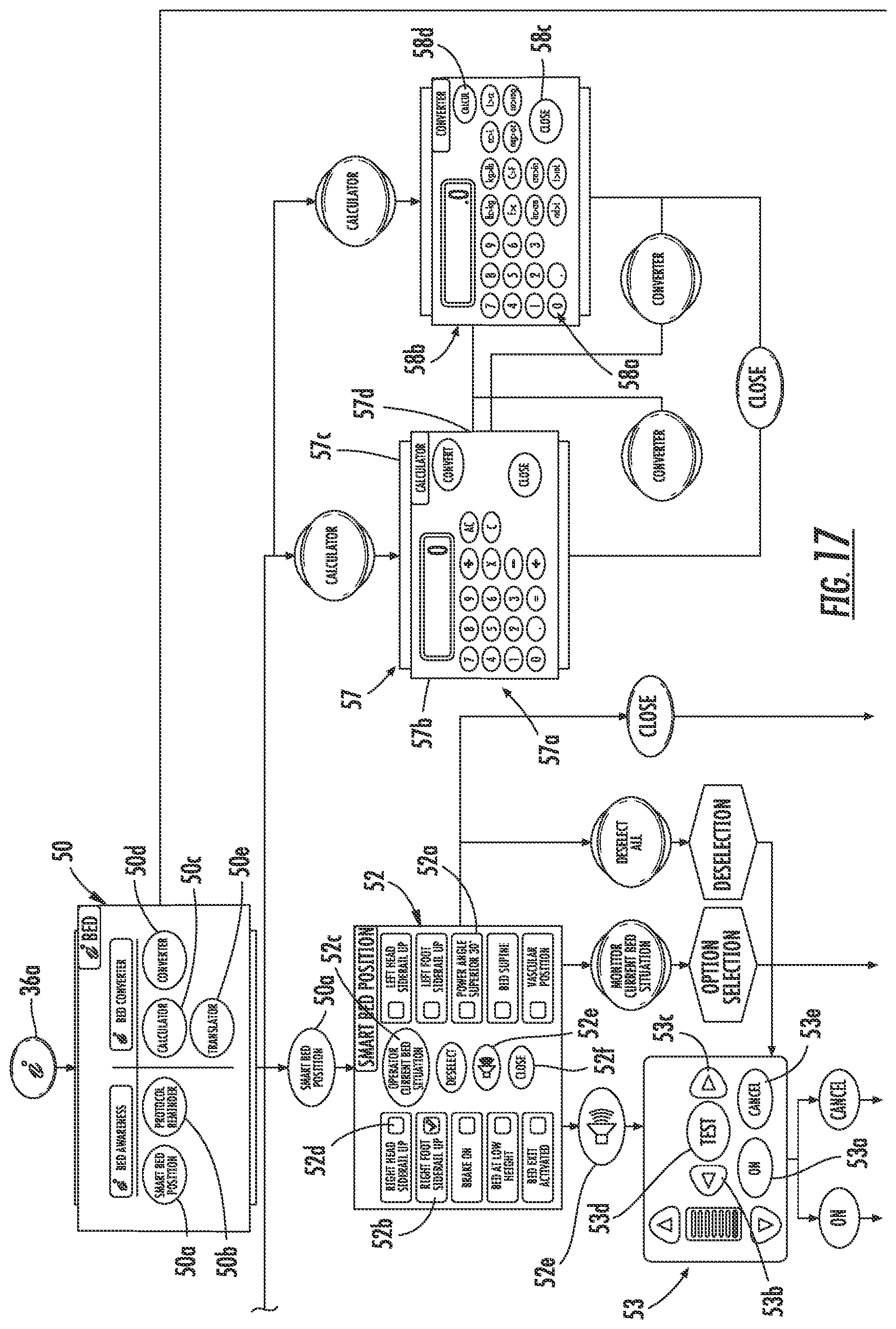 Patent US12551391 Figure 17 – Patient support with improved control
