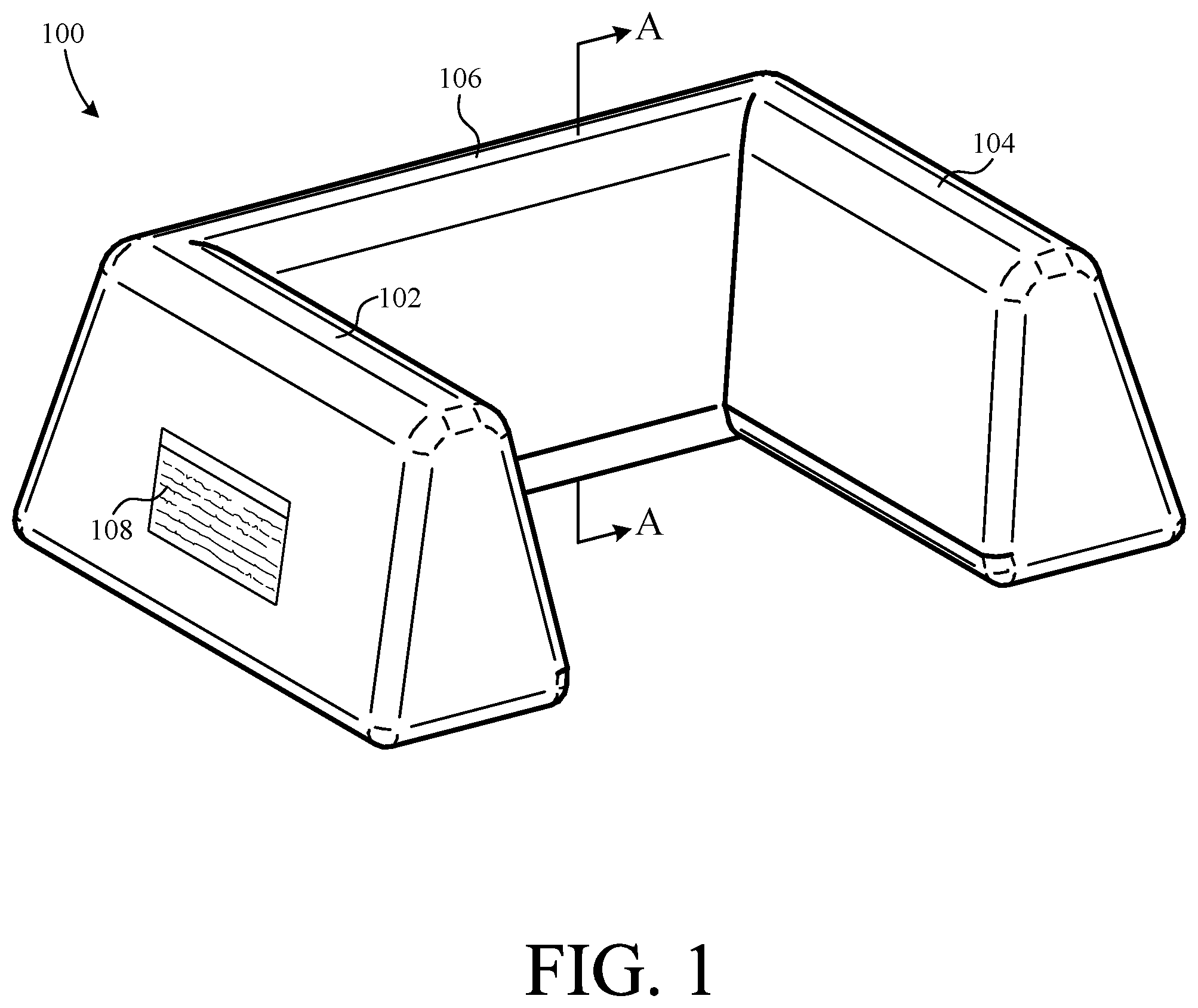 Patent US12551392 — Foot support device — Figure 1