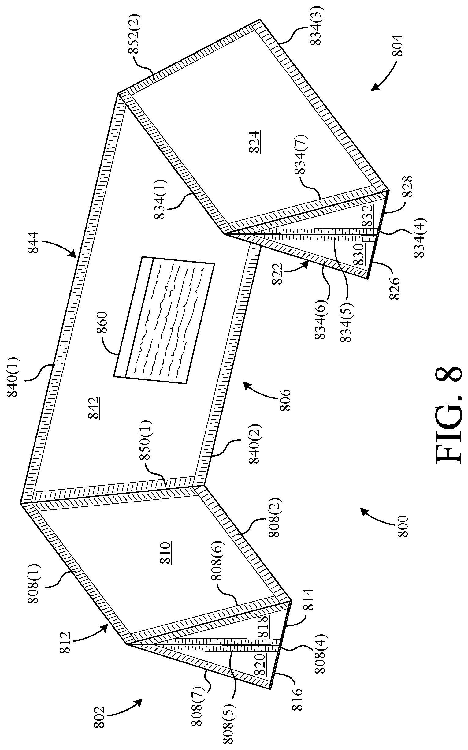 Patent US12551392 Figure 8 – Foot support device