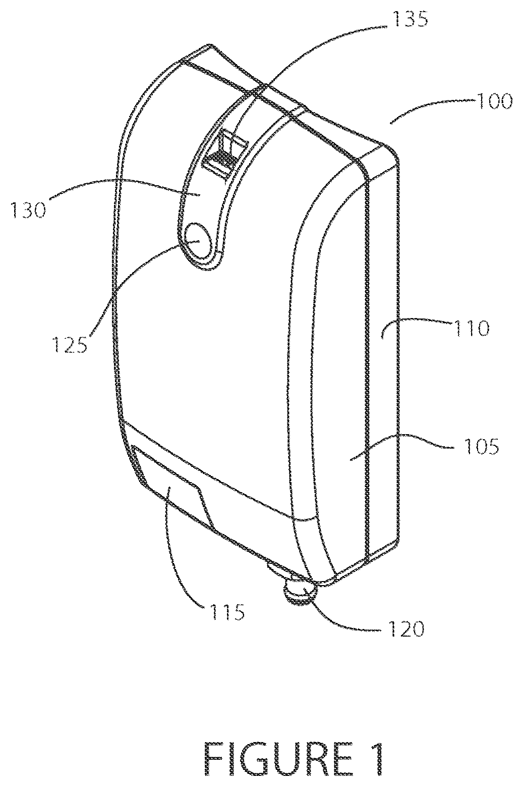 Patent US12551396 — Portable intermittent pneumatic compression system — Figure 1