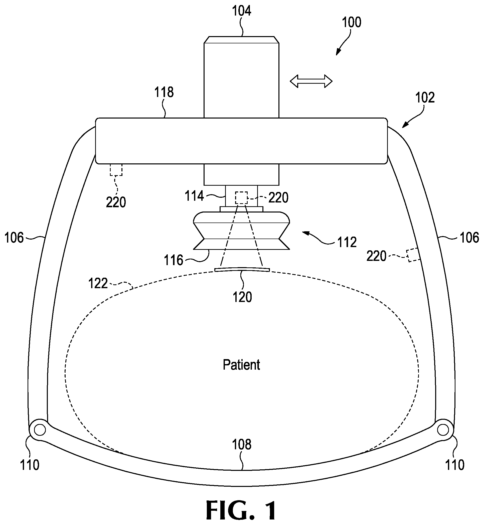 Patent US12551400 — Mechanical compression device with adjustable compression point — Figure 1