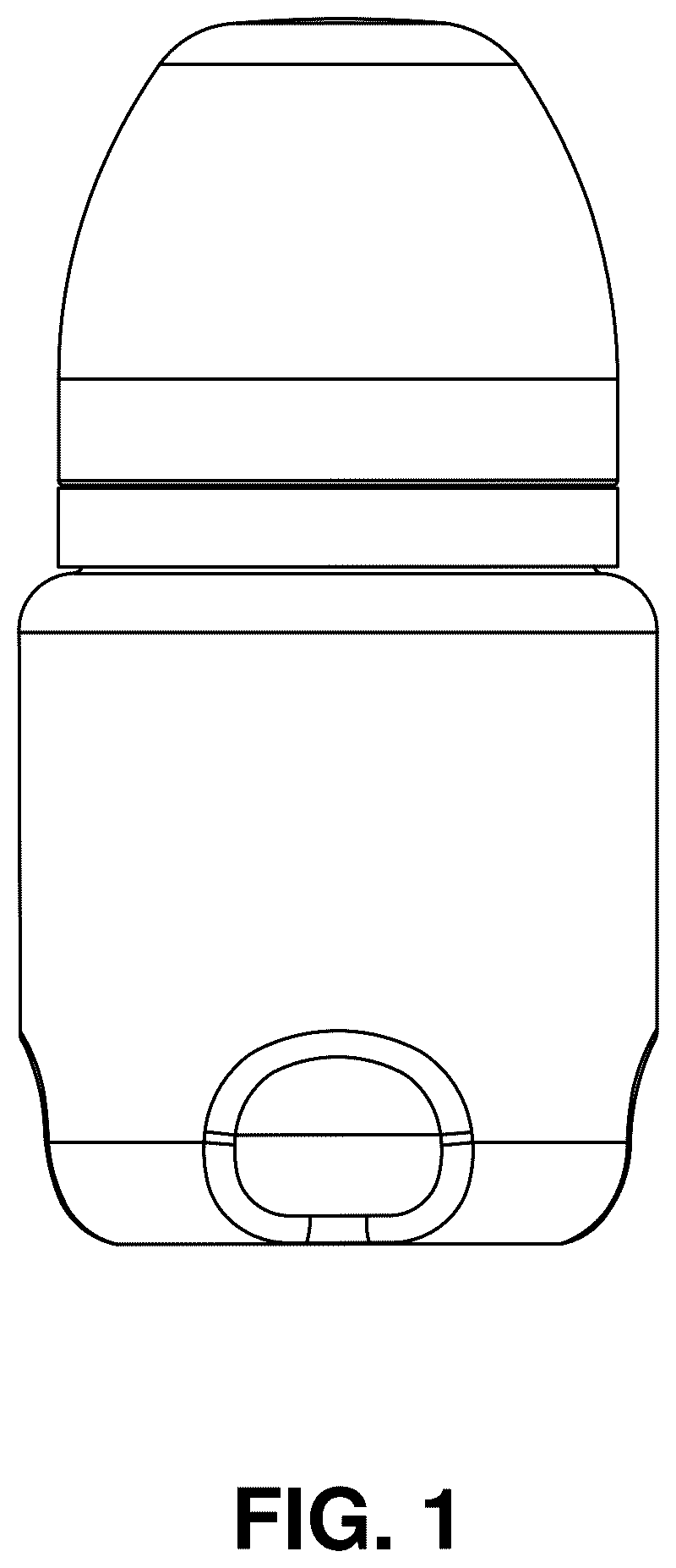 Patent US12551412 — Baby bottle with syringe receiver — Figure 1