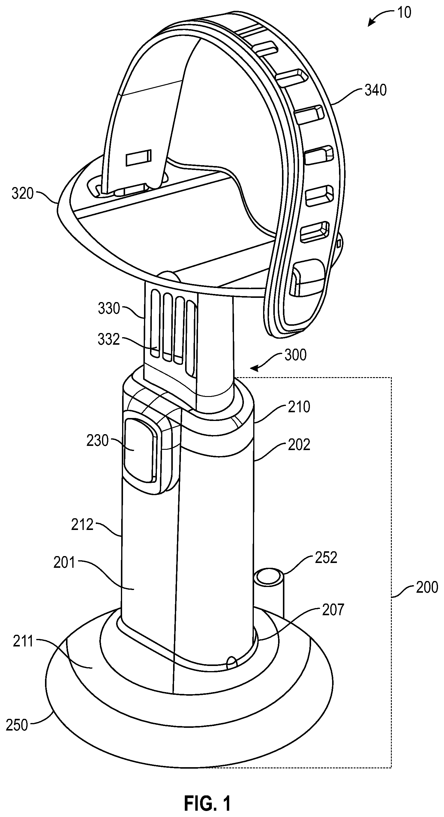 Patent US12551413 — Adjustable bottle holder and use thereof — Figure 1