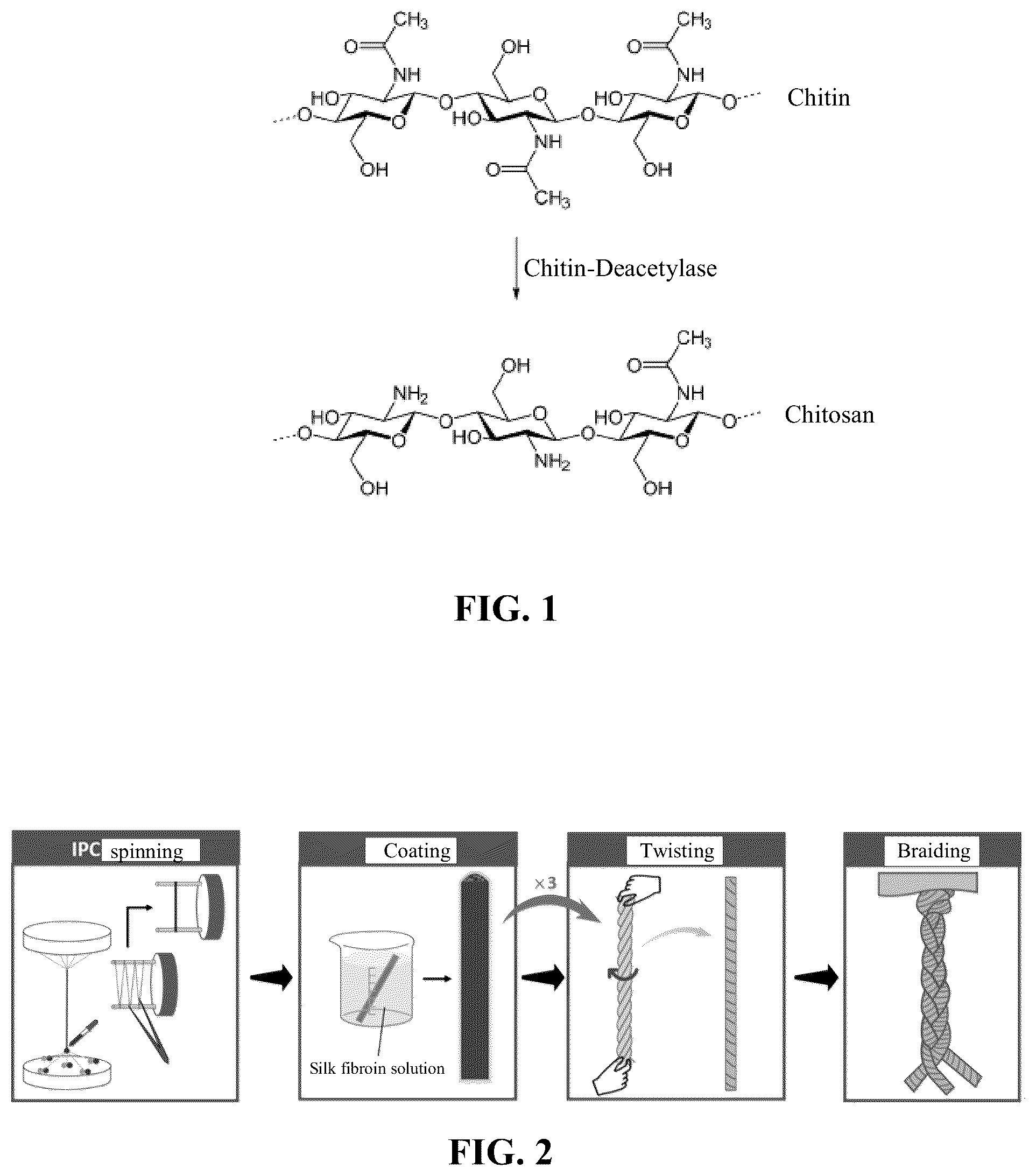 Patent US12551600 Figure 1 – Method for preparing artificial tendon and artificial tendon prepared therefrom