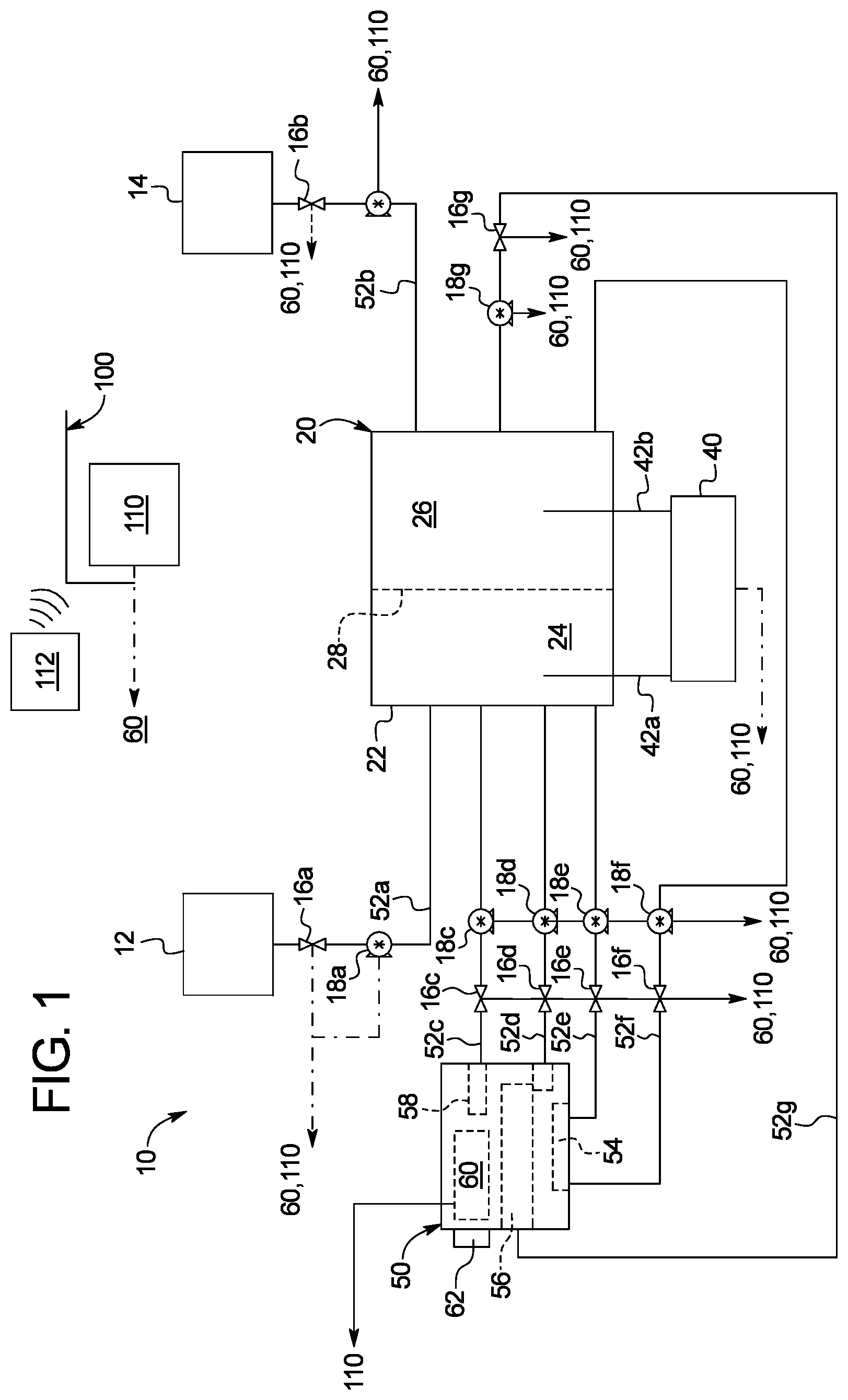 Patent US12551606 — Water preparation apparatus with a chlorine sensing system — Figure 1