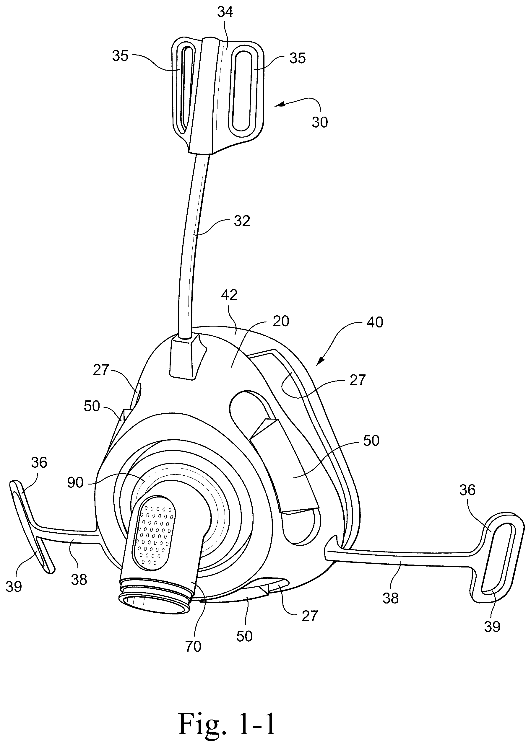 Patent US12551649 — Mask system — Figure 1