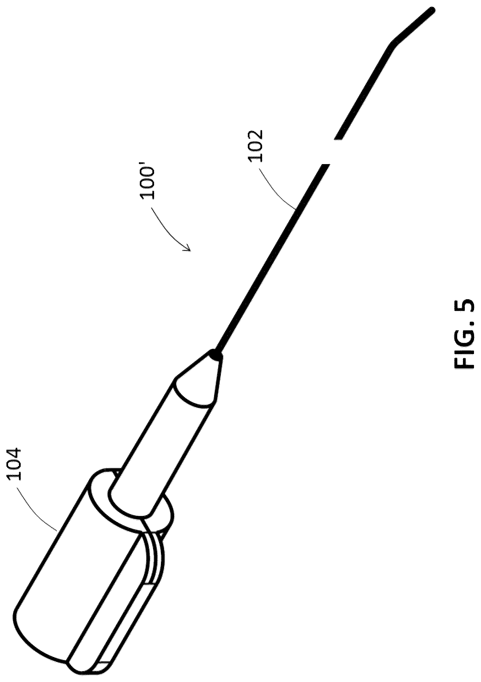 Patent US12551657 Figure 5 – Custom length stylet