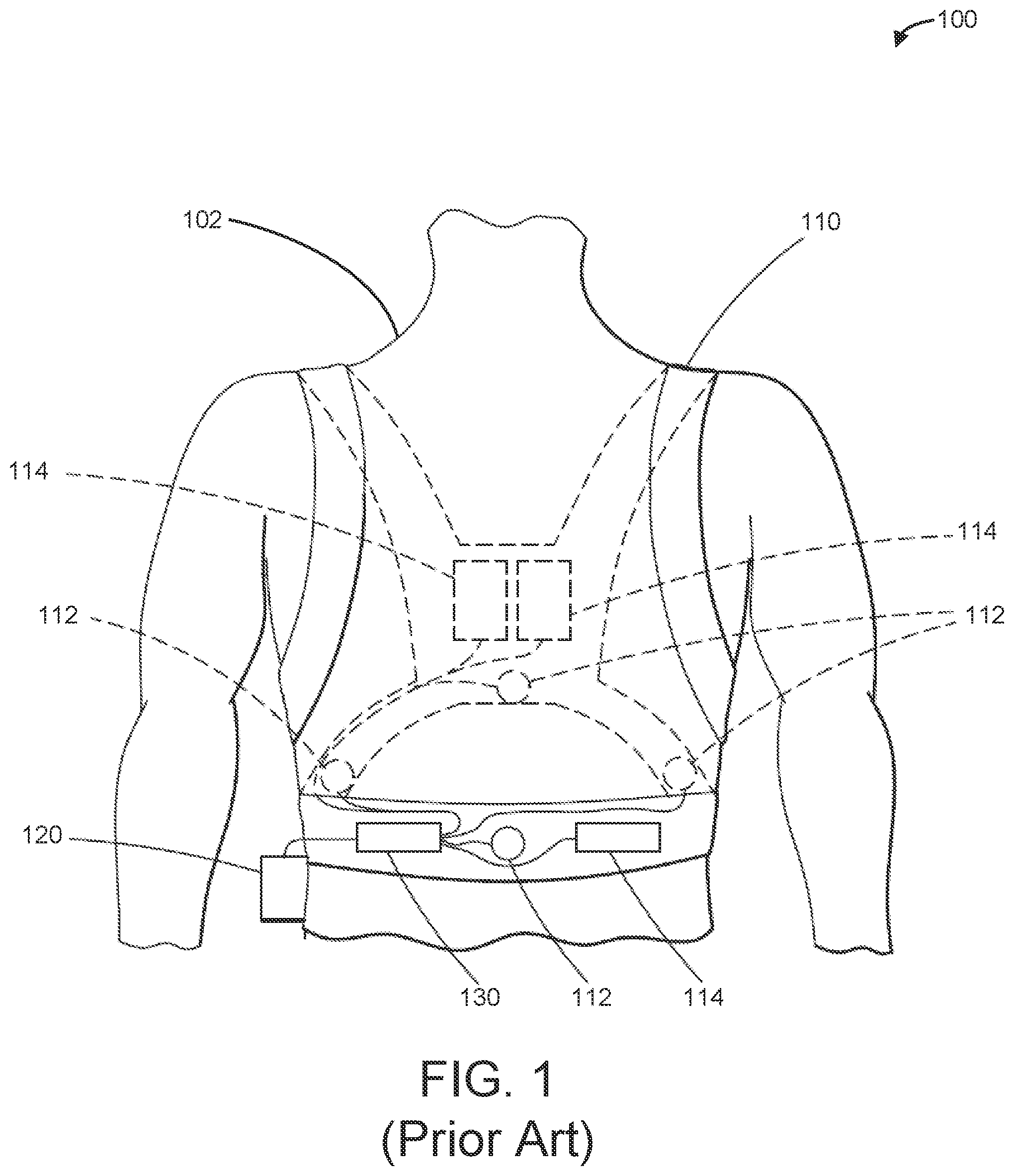 Patent US12551692 — Garments for wearable medical devices — Figure 1