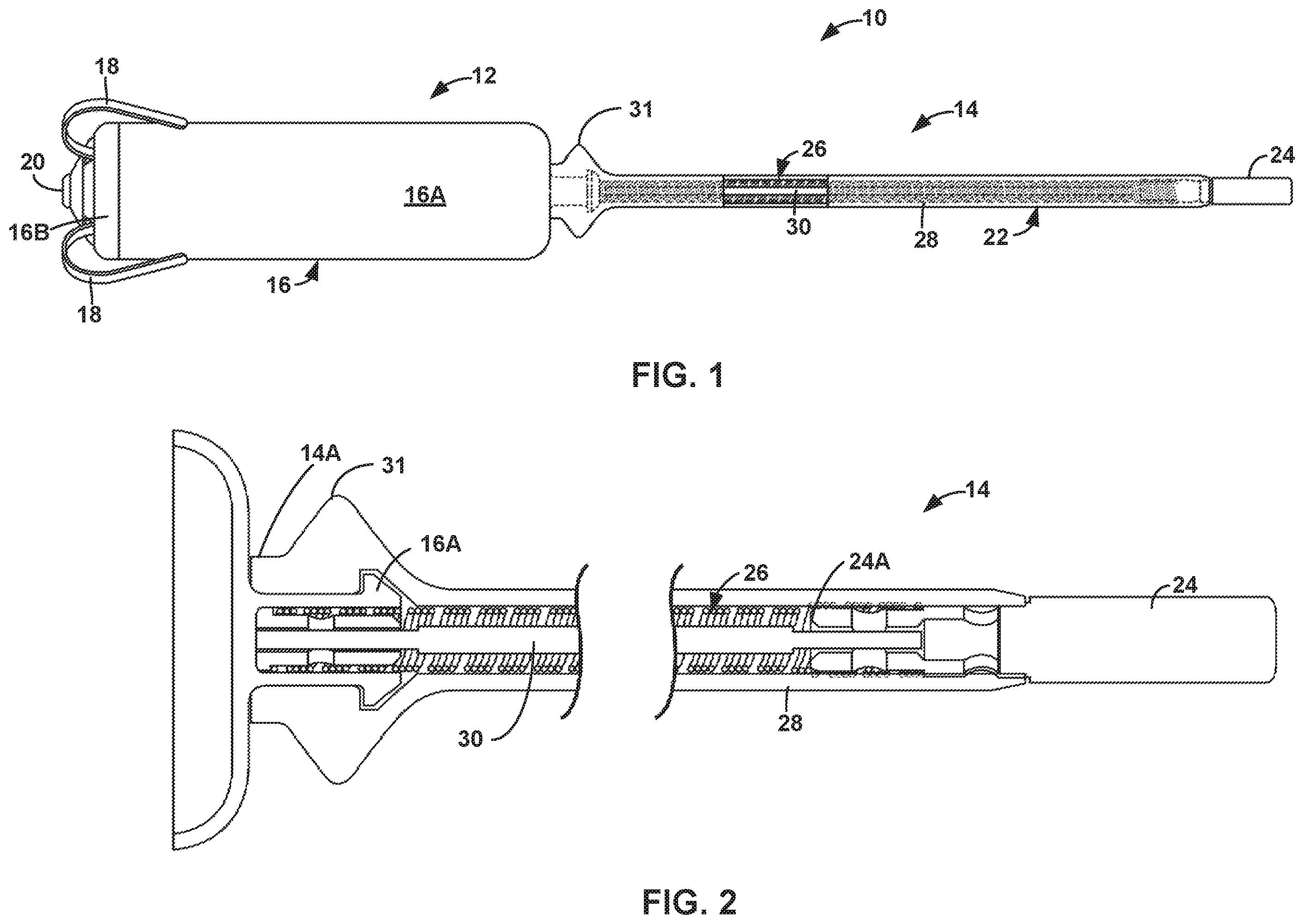 Patent US12551709 Figure 1 – Leadless pacing system including sensing extension