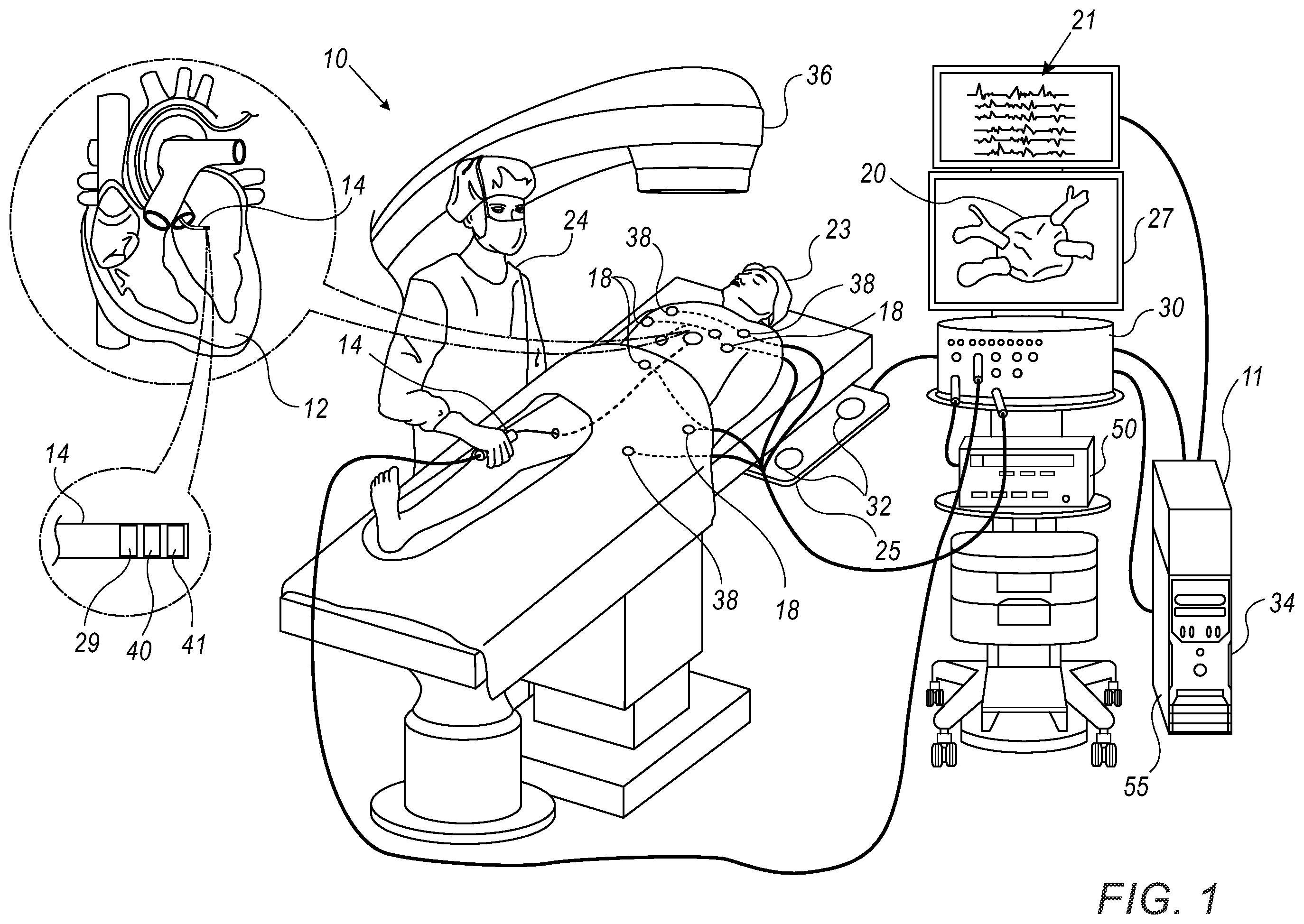 Patent US12551724 — Facilitating ablative radiotherapy using an intrabody catheter — Figure 1
