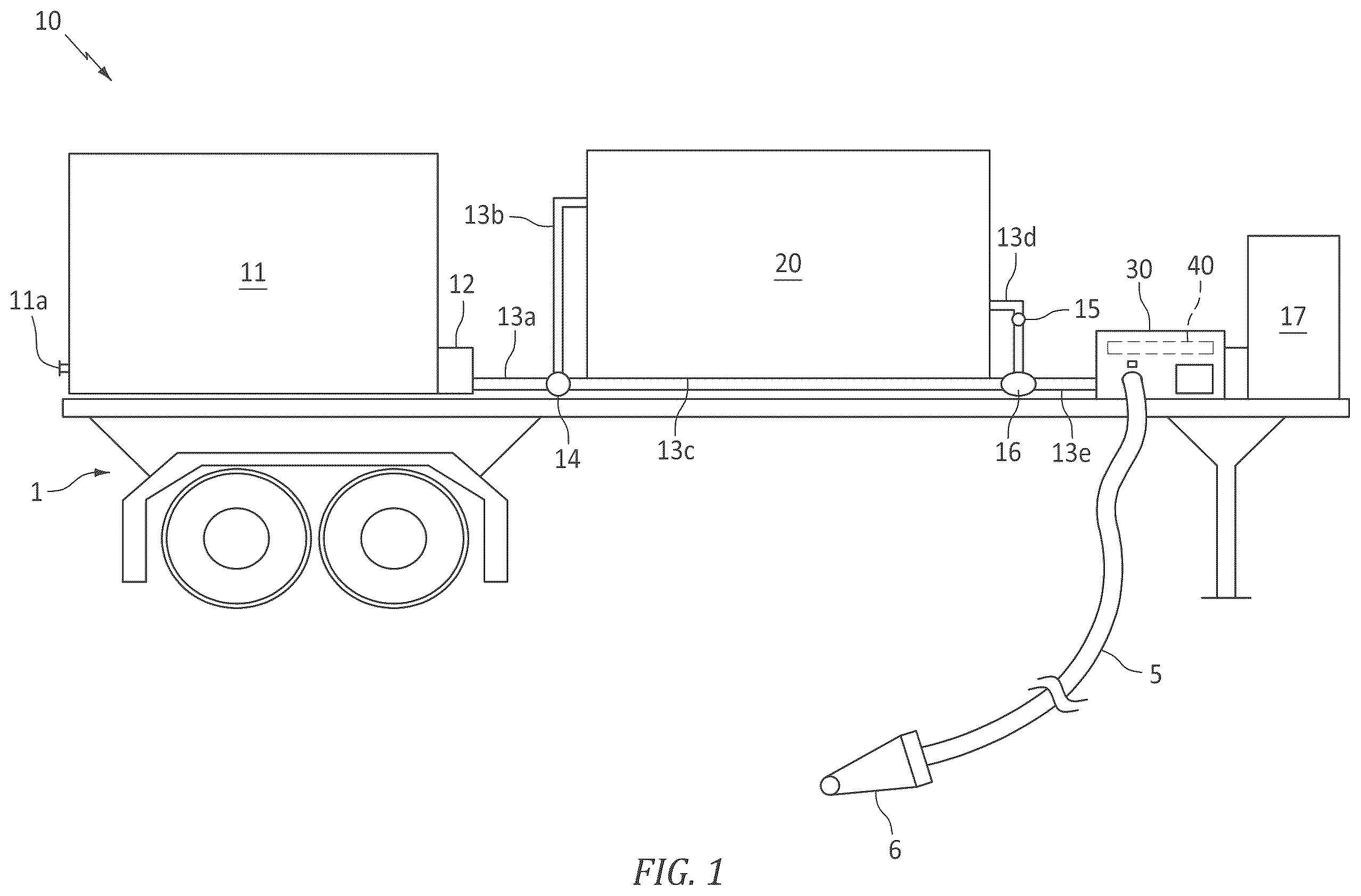 Patent US12551739 — Ice slurry firefighting system — Figure 1