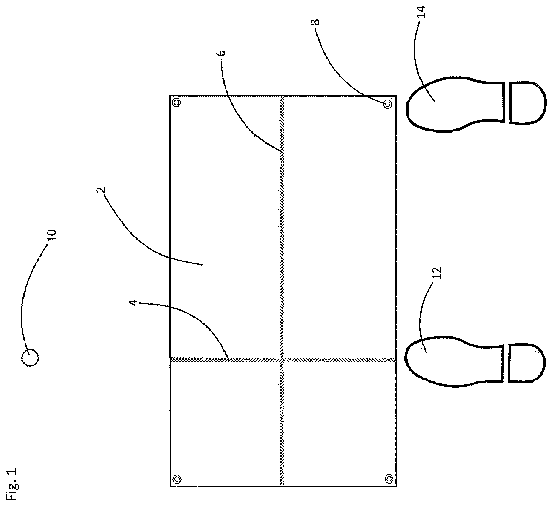 Patent US12551772 — Golf ball address training method — Figure 1