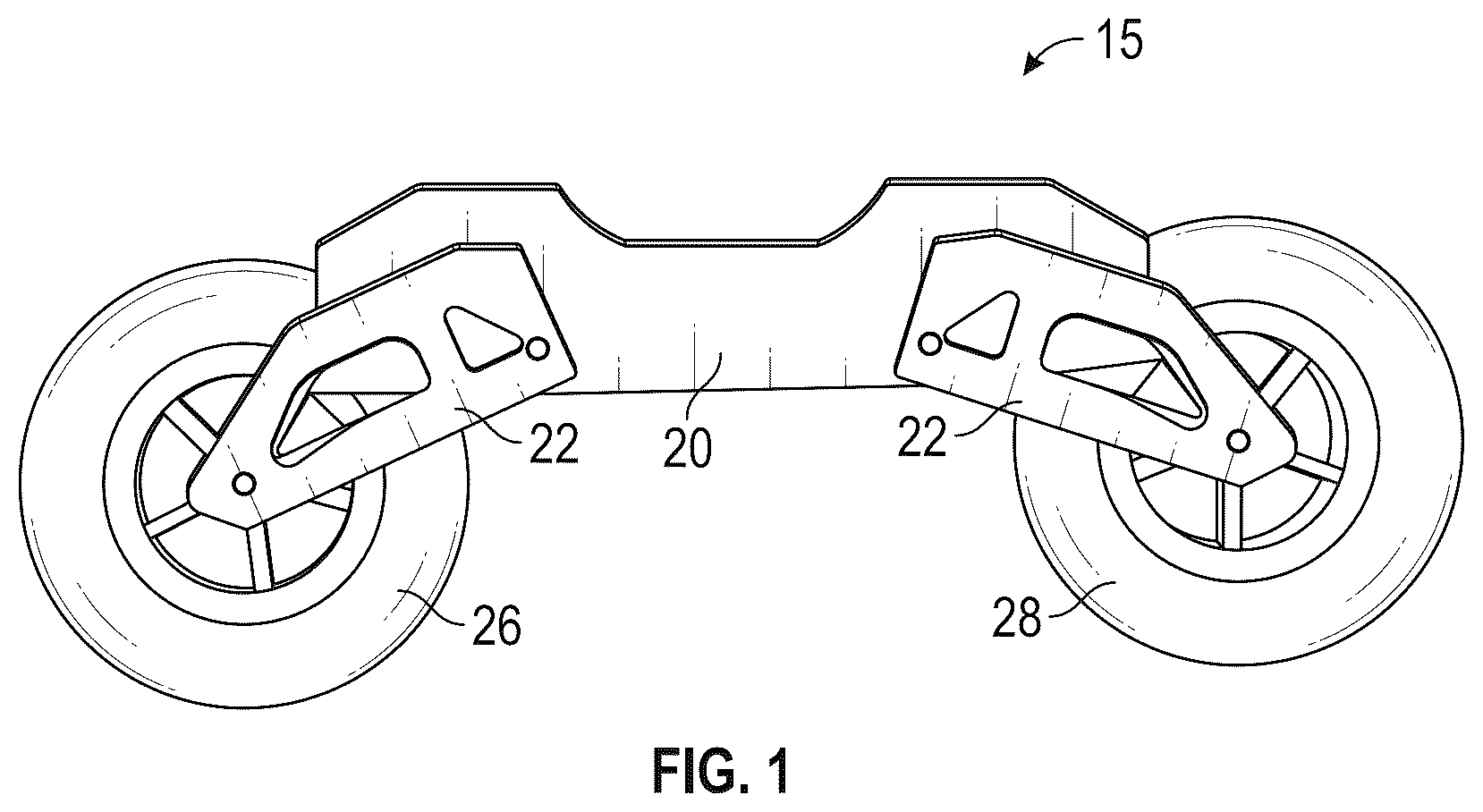 Patent US12551774 — Snowless suspension ski — Figure 1