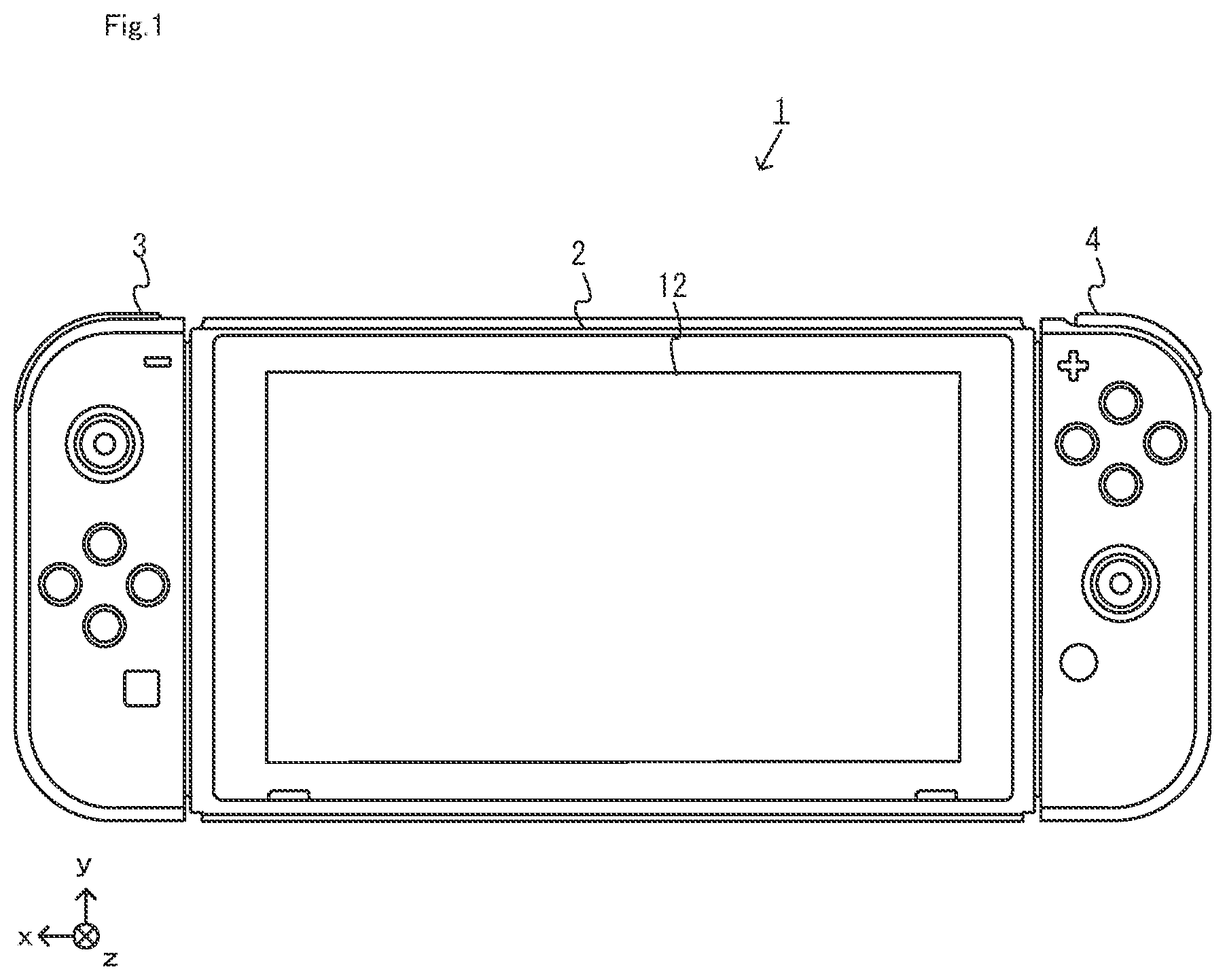 Patent US12551798 Figure 1 – Storage medium, information processing system, information processing apparatus, and game processing method