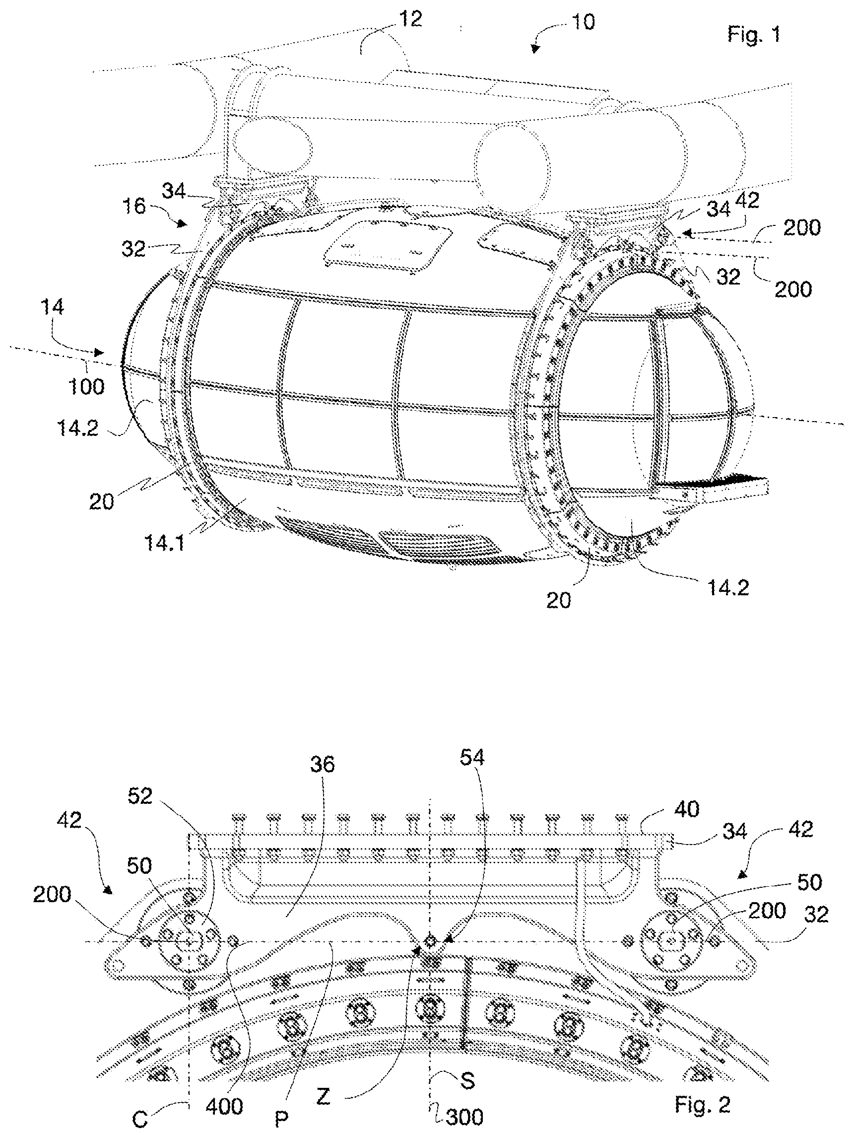 Patent US12551805 — Ferris wheel installation comprising a guide structure for gondolas having sliding ball joints — Figure 1