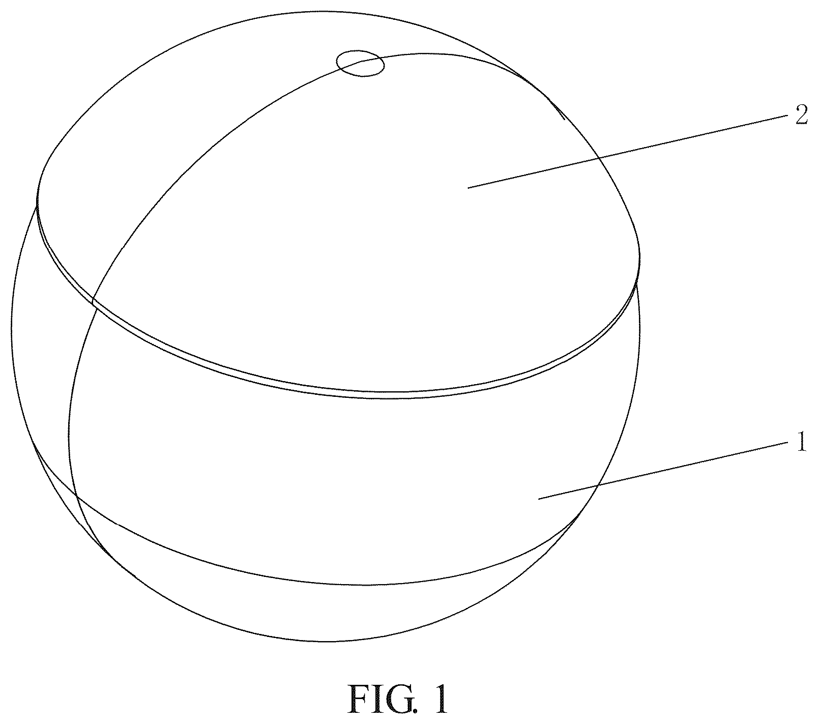 Patent US12551808 — Throwable exploding water ball — Figure 1