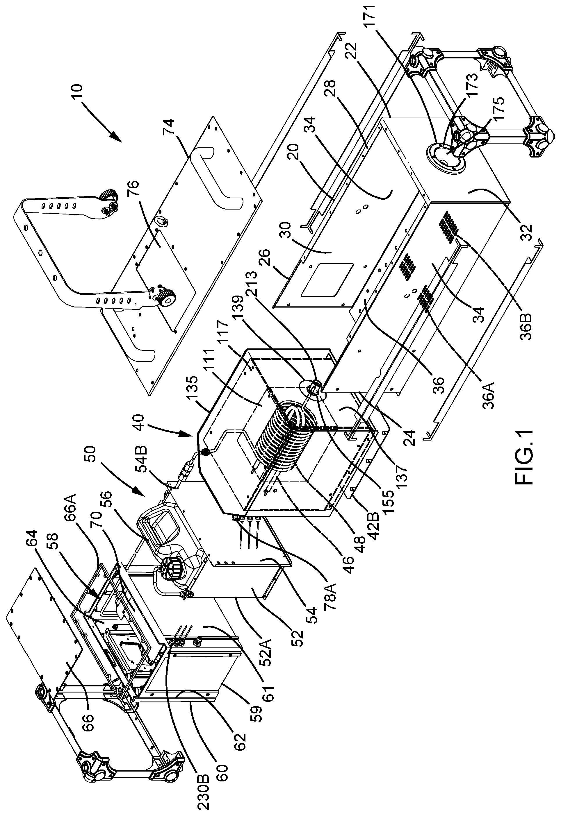 Patent US12551819 — Waterproof heating module for smoke generator — Figure 1