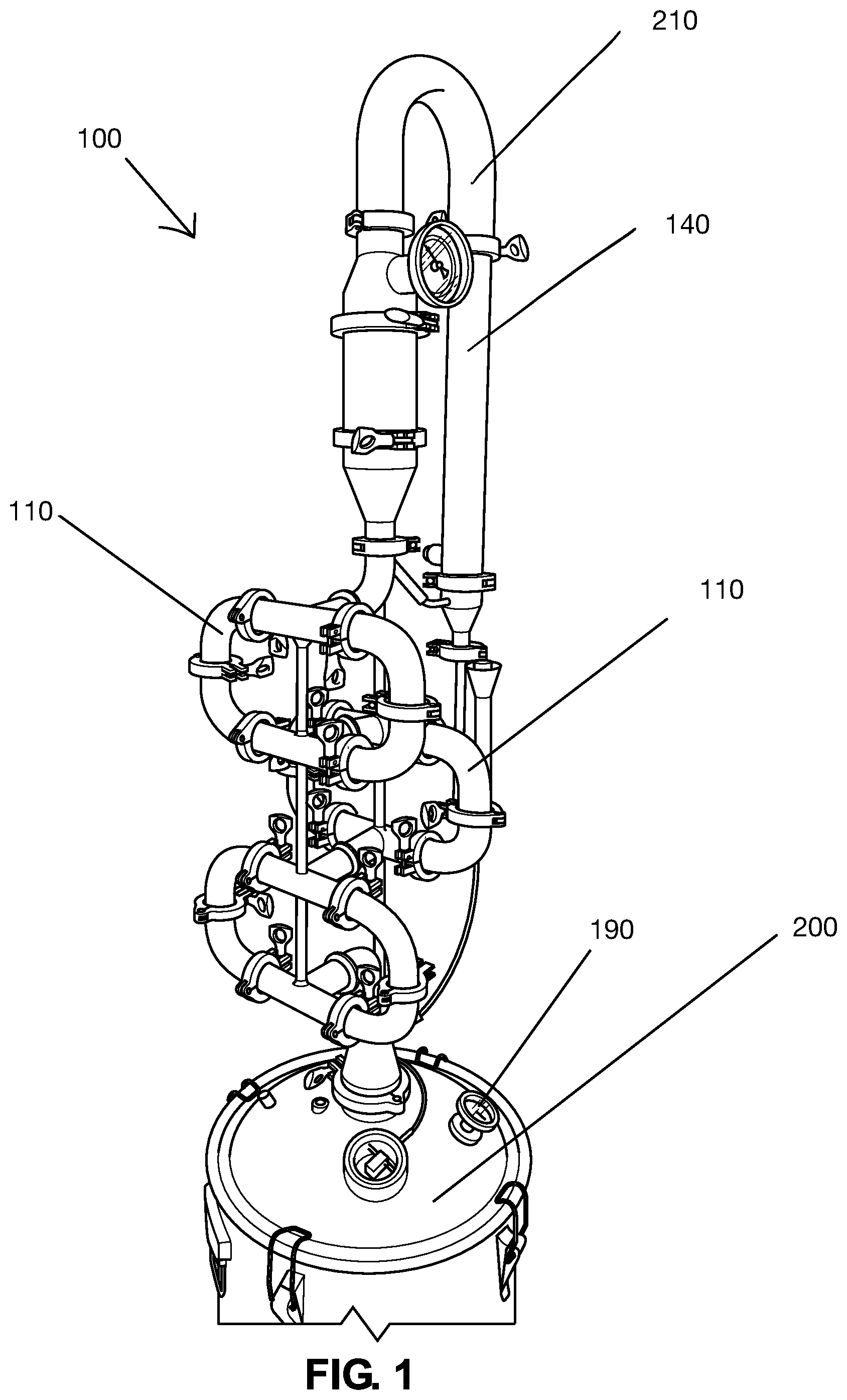 Patent US12551821 — Liquor distillation system and method thereof — Figure 1