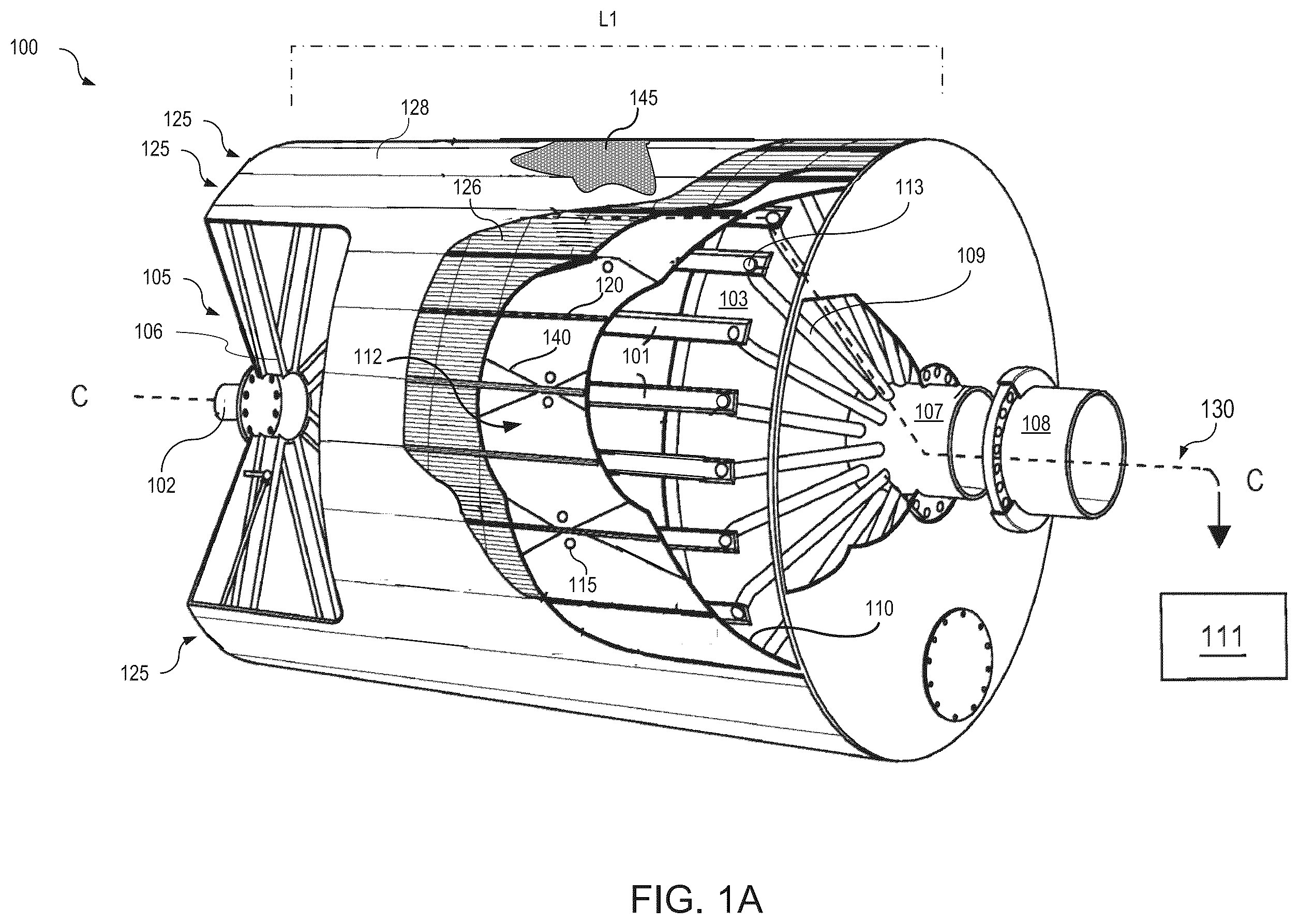 Patent US12551825 — Drum washer with gravity assist drainage — Figure 1
