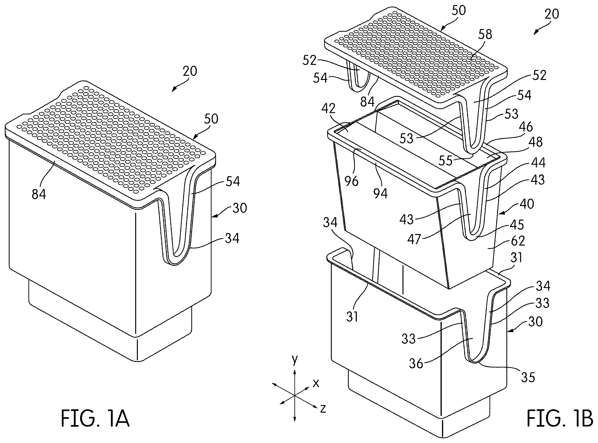 Patent US12551830 Figure 1 – Interlocked stable filter assembly