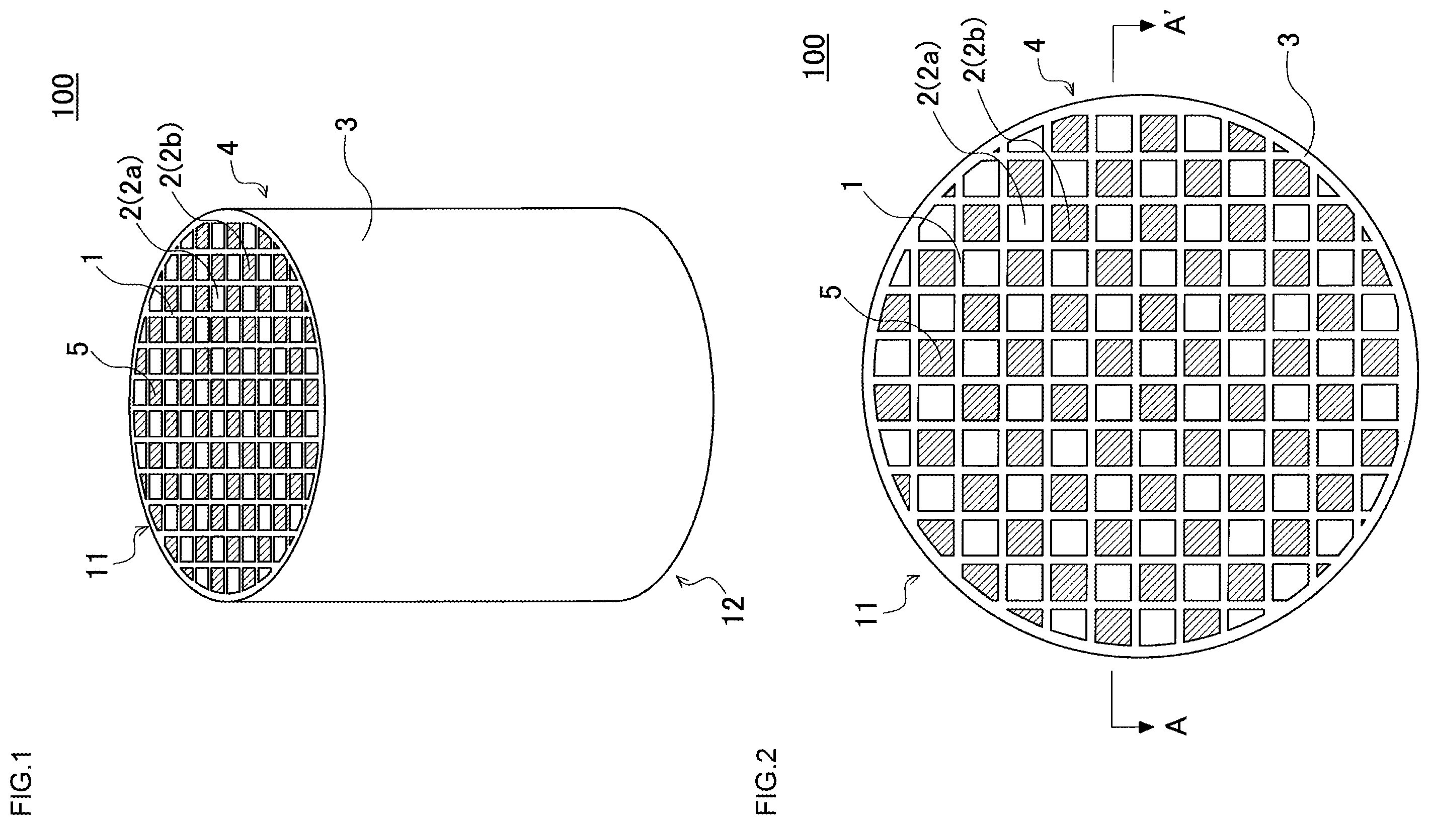 Patent US12551834 — Honeycomb filter — Figure 1