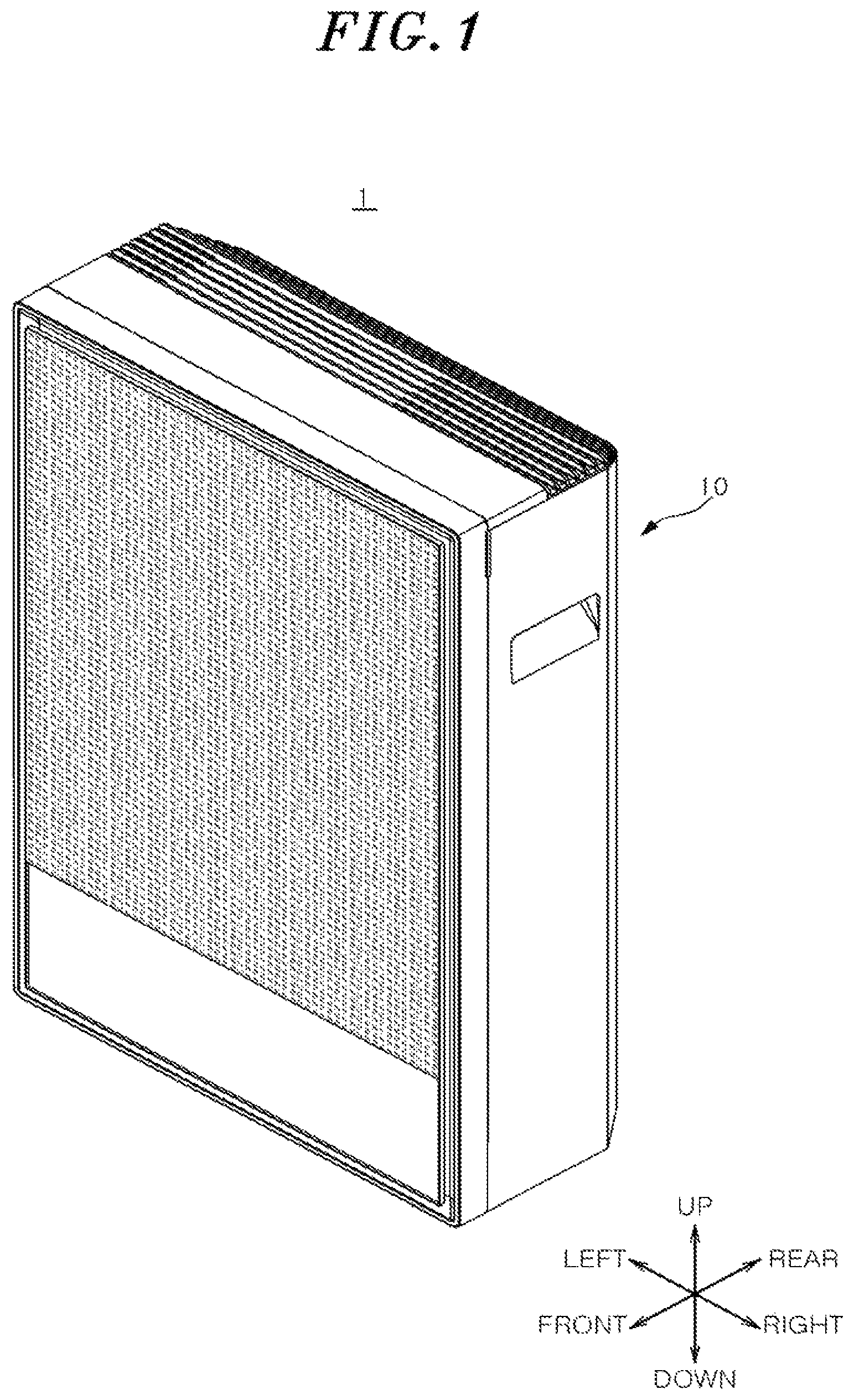 Patent US12551836 — Air filter and air purifier comprising same — Figure 1