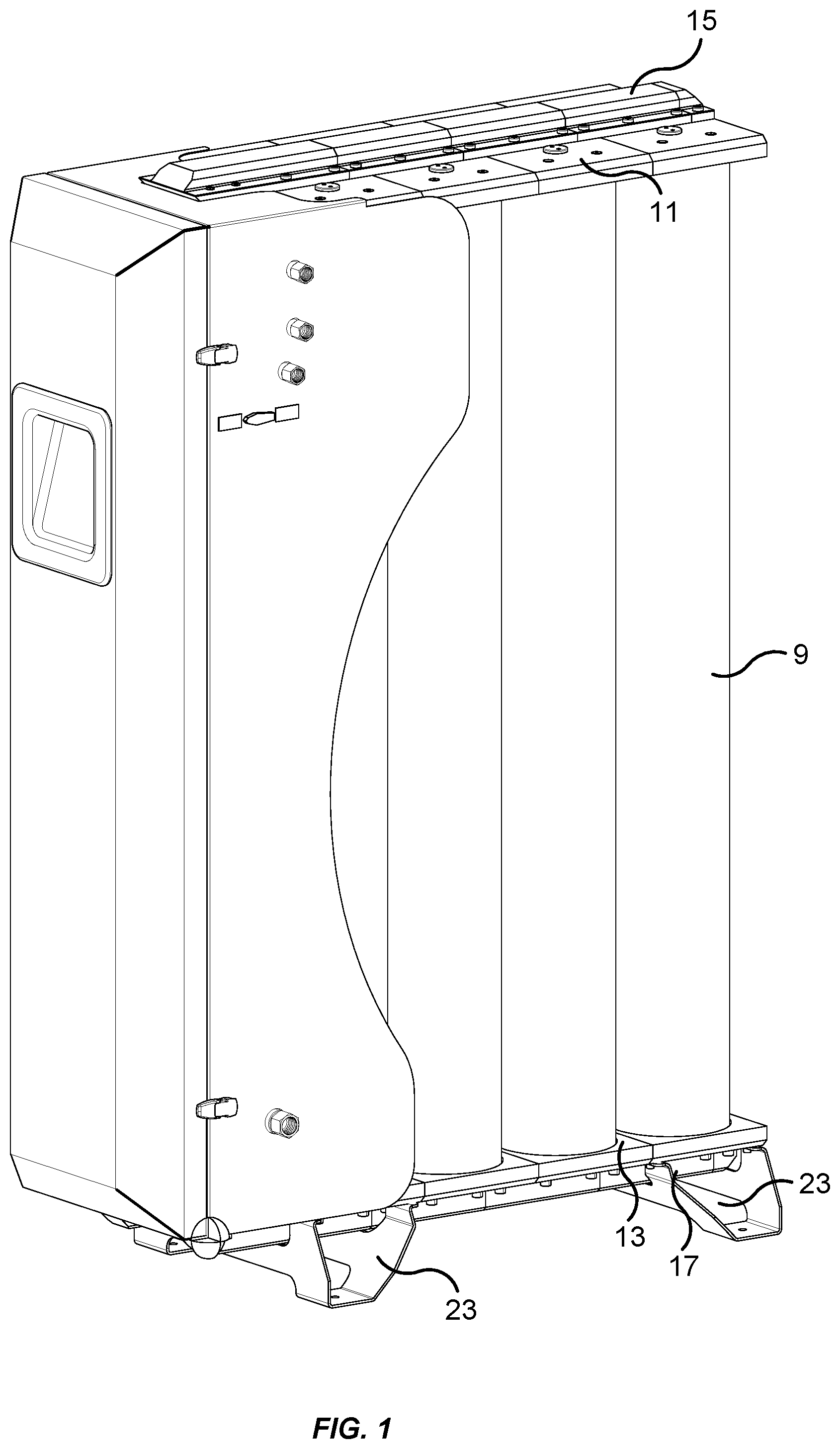 Patent US12551838 — Modular pressure-swing adsorption system — Figure 1