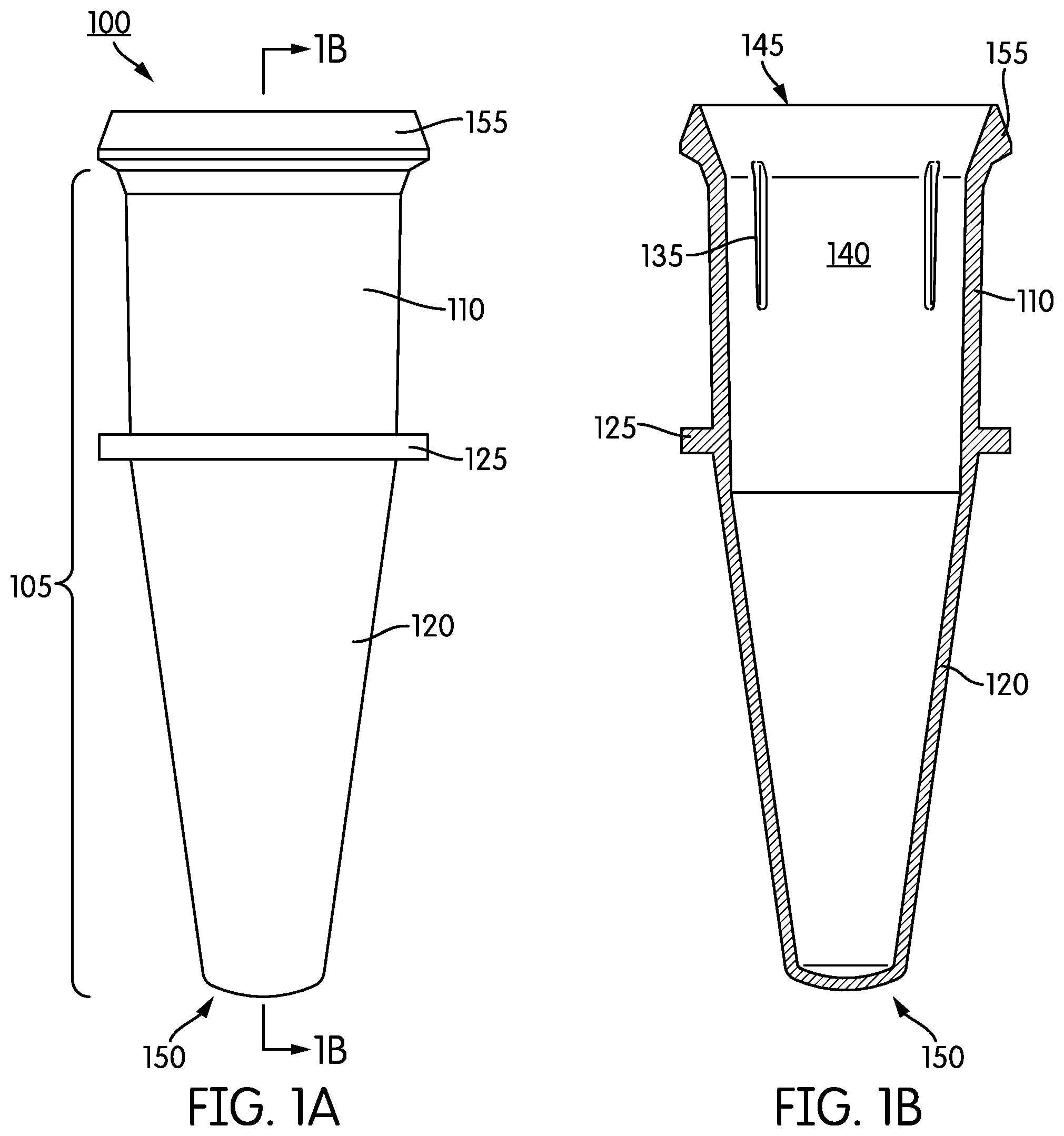 Patent US12551896 Figure 1 – Cap having a ribbed inner surface
