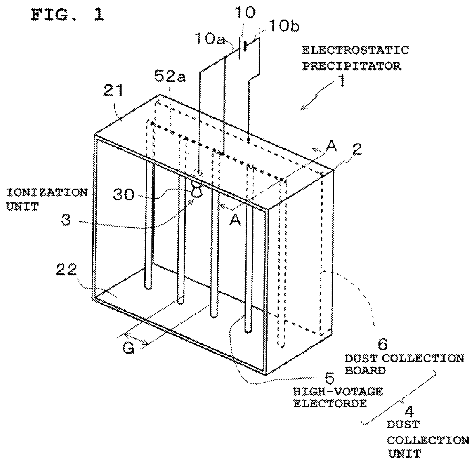 Patent US12551902 — Electrostatic precipitator — Figure 1