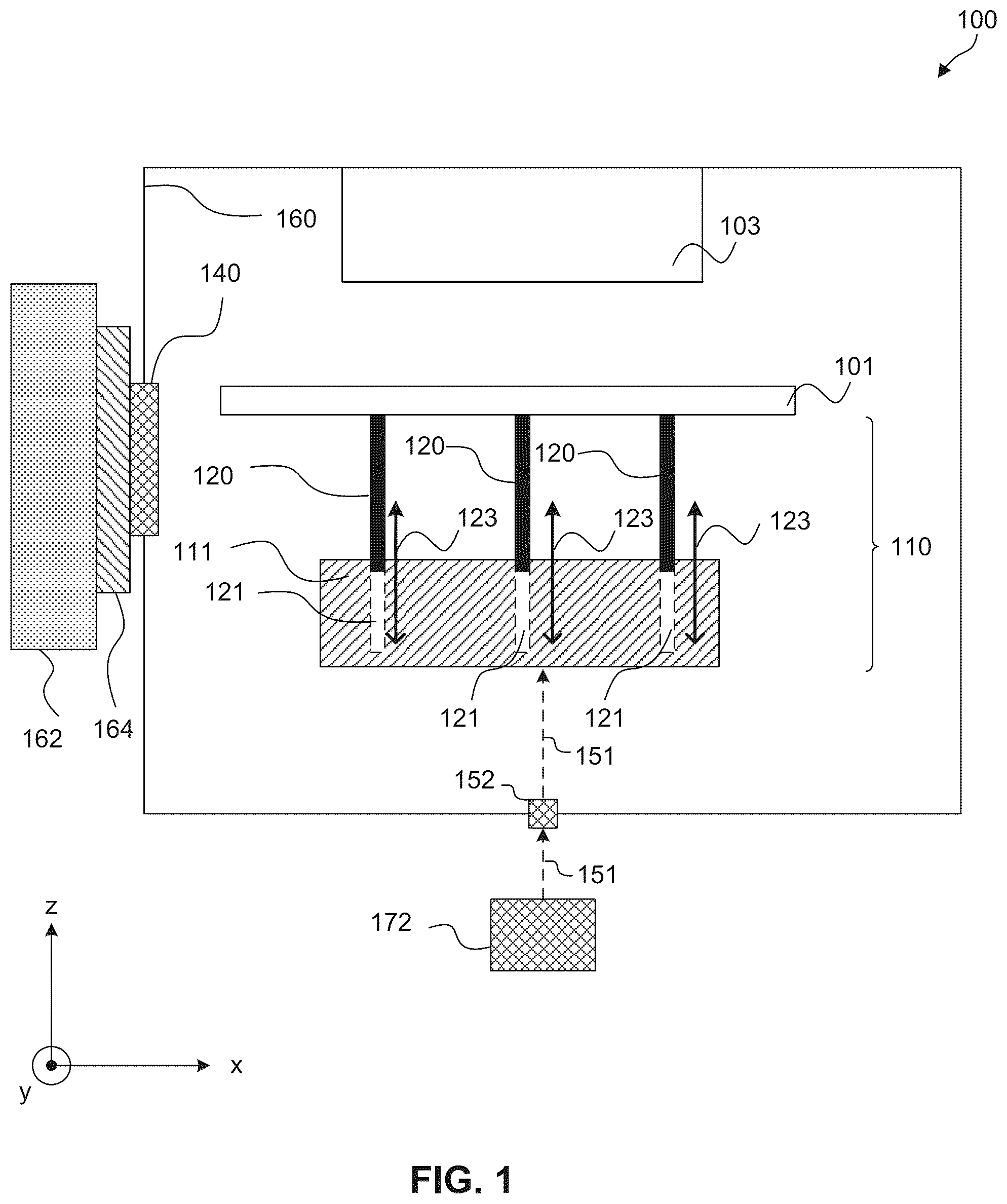Patent US12551934 — Semiconductor cleaning apparatus and method — Figure 1
