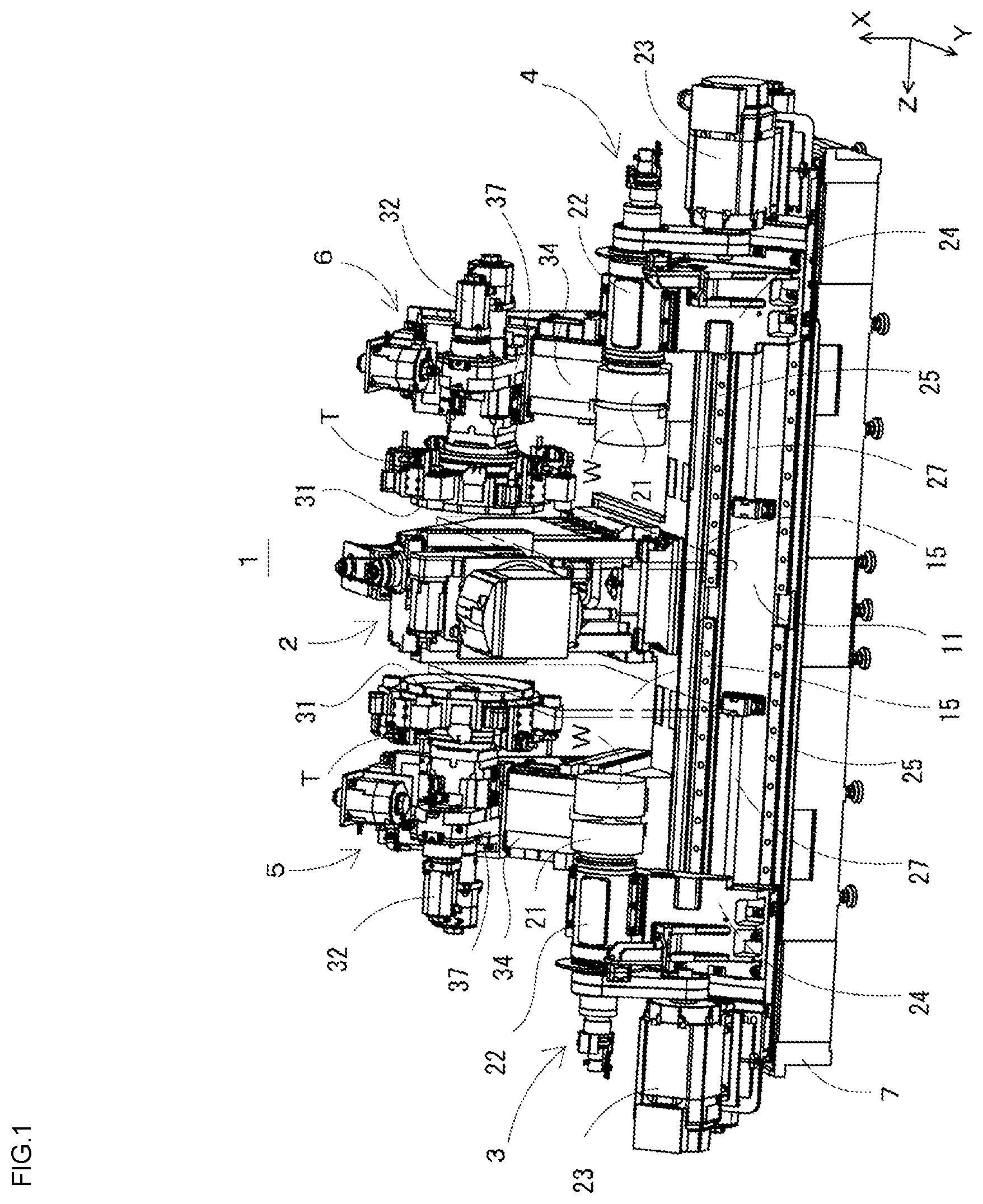 Patent US12551951 — Combined working machine — Figure 1