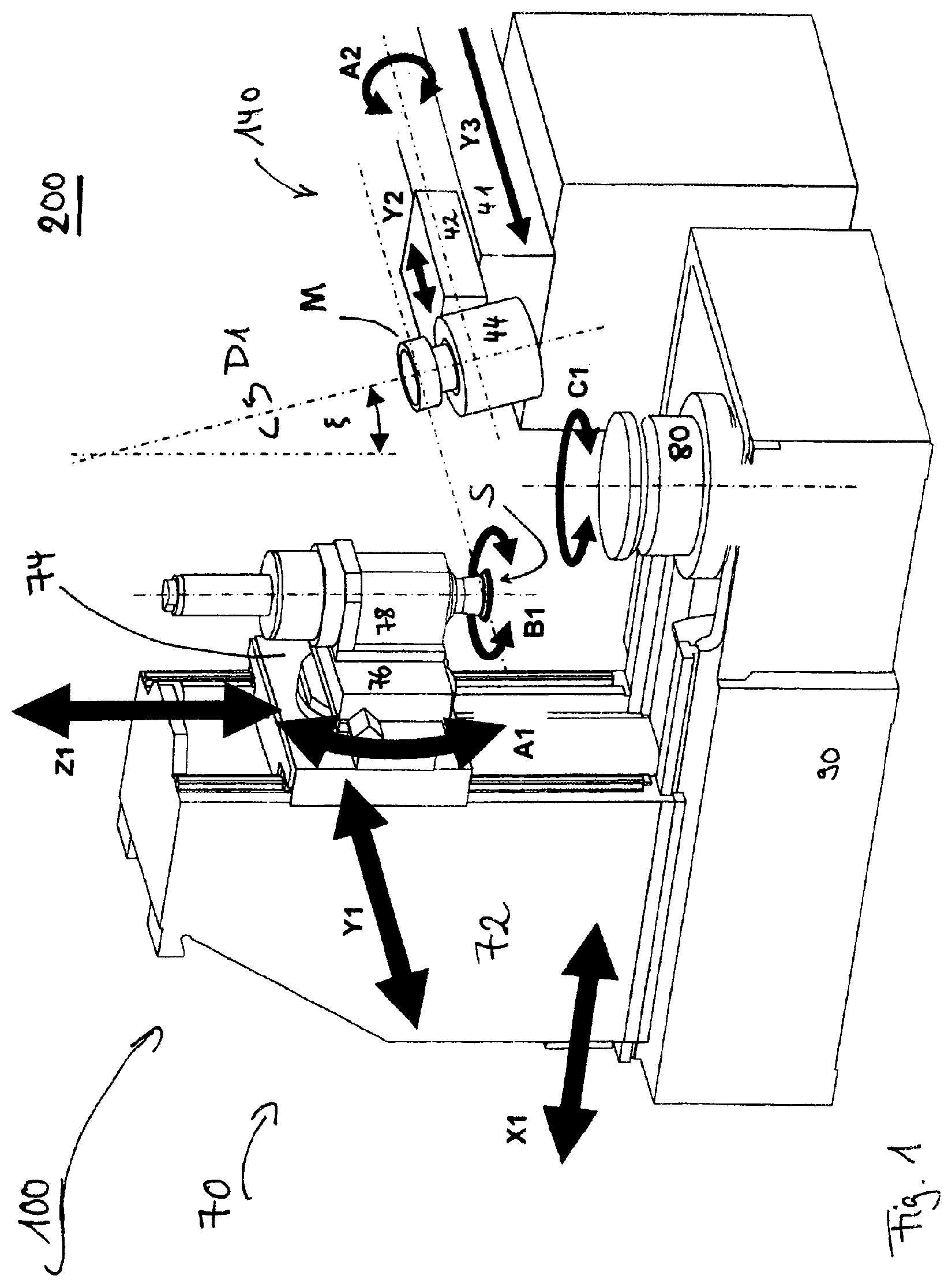 Patent US12551958 — Method for producing or machining, by cutting, an identical set of teeth on each of a plurality of workpieces, and machine group and control program therefor — Figure 1