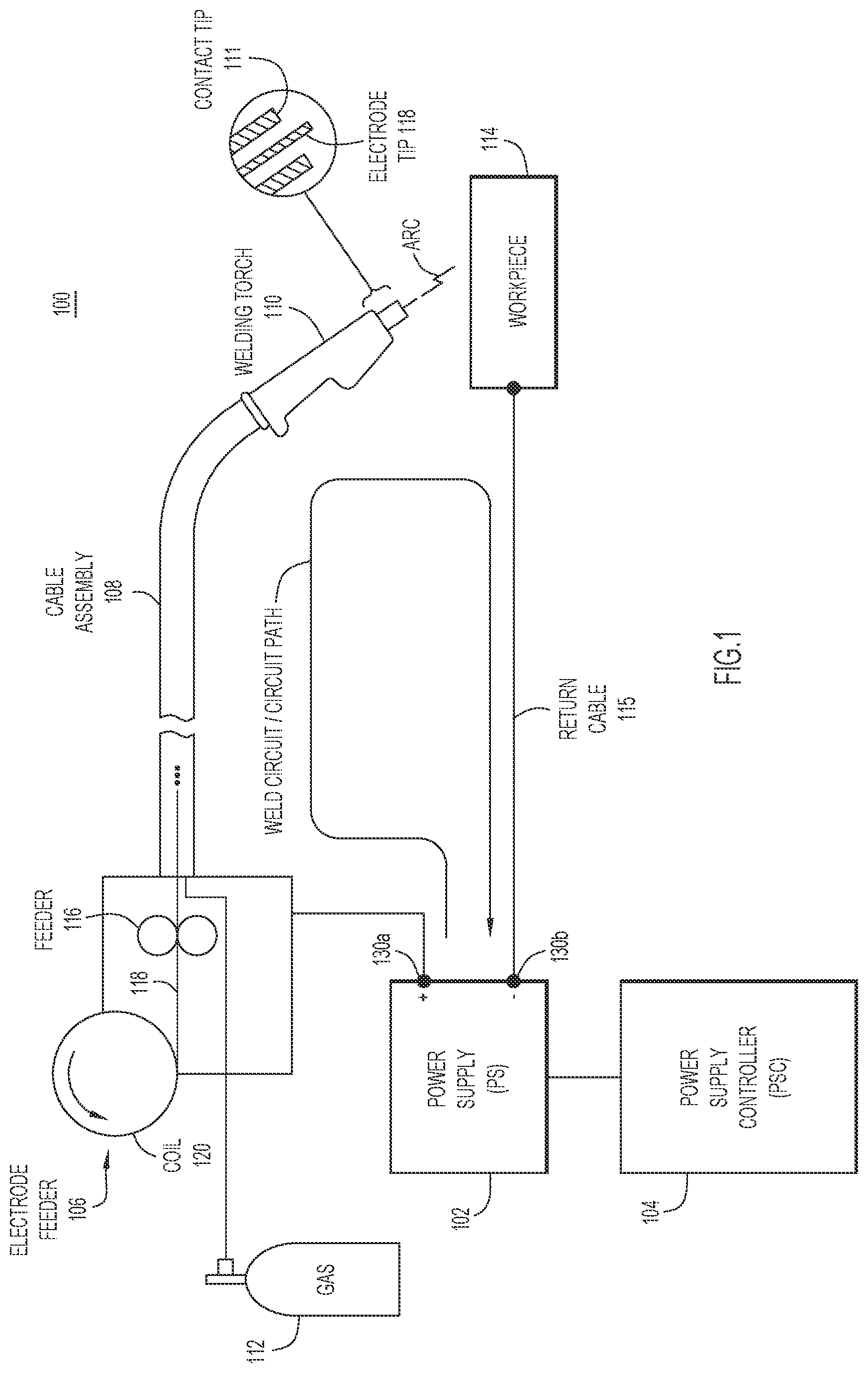 Patent US12551961 — Weld circuit inductance tracking — Figure 1