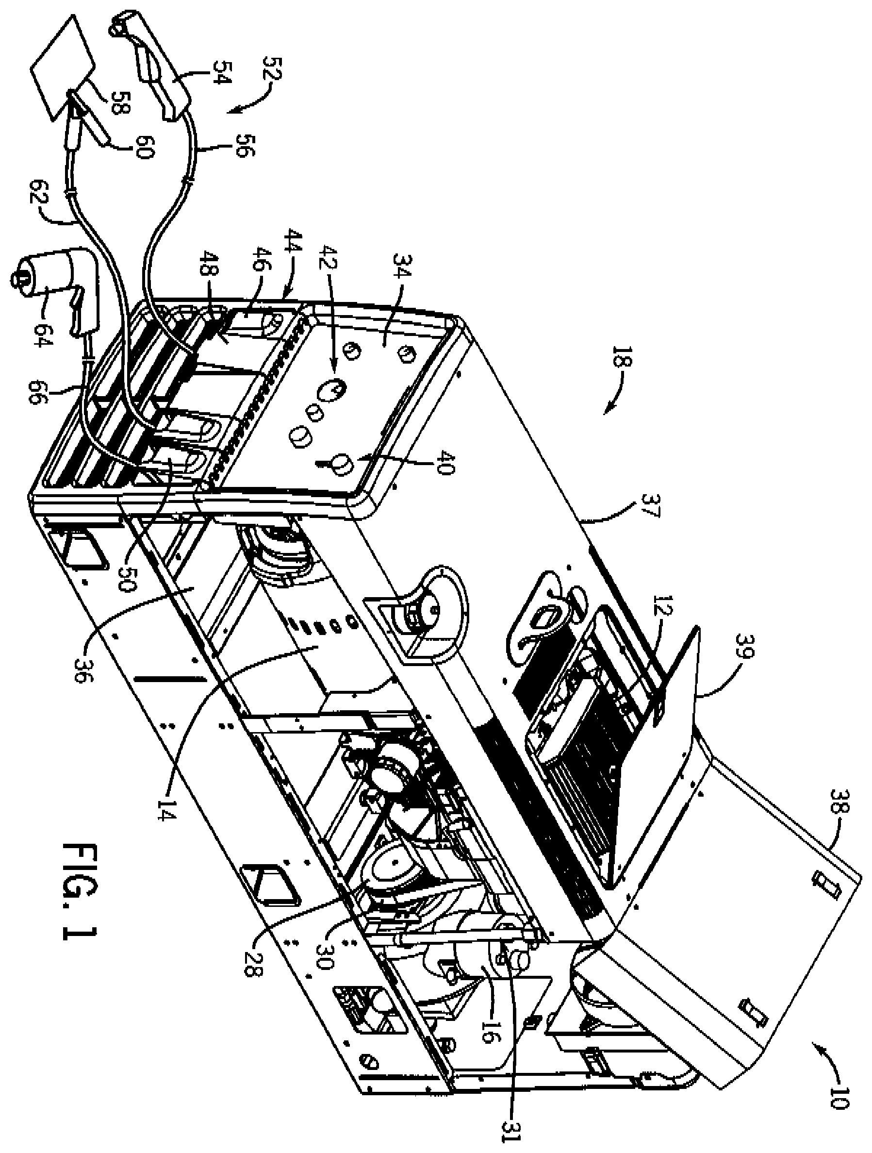 Patent US12551962 Figure 1 – Engine-driven air compressor/generator load priority control system and method
