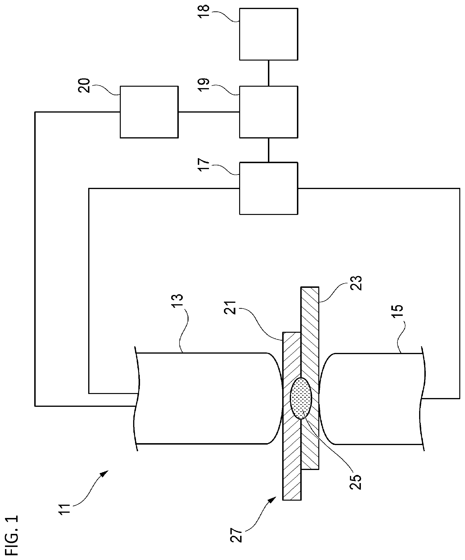 Patent US12551966 Figure 1 – Resistance spot welding method of aluminum material, control device of resistance spot welding of aluminum material, and resistance spot welding machine