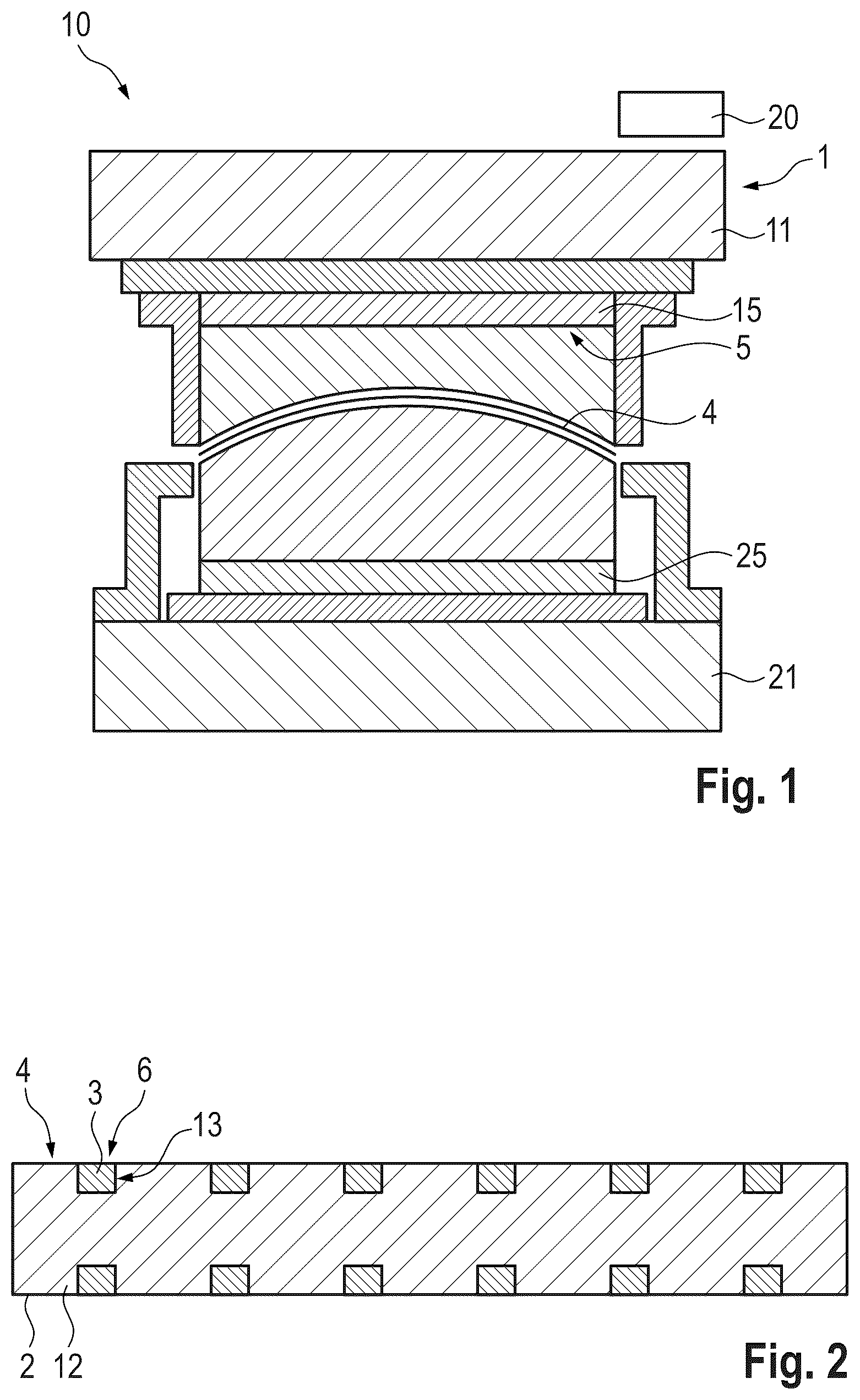 Patent US12551978 — Method for determining a pressure distribution of a molding tool device as well as reshaping apparatus and composite sheet metal component — Figure 1