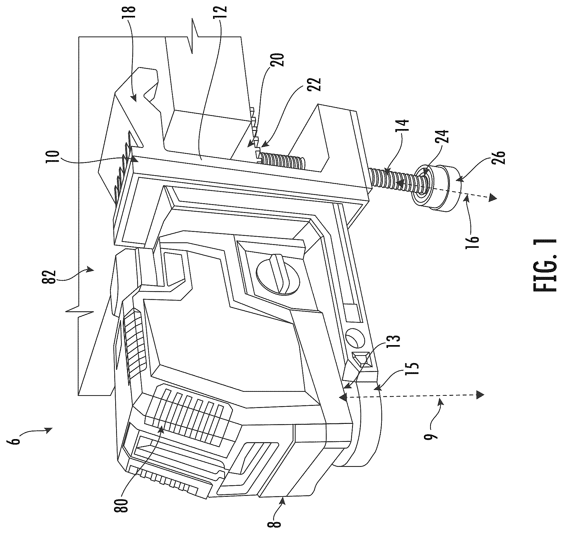 Patent US12551985 Figure 1 – Clamp locking mechanism