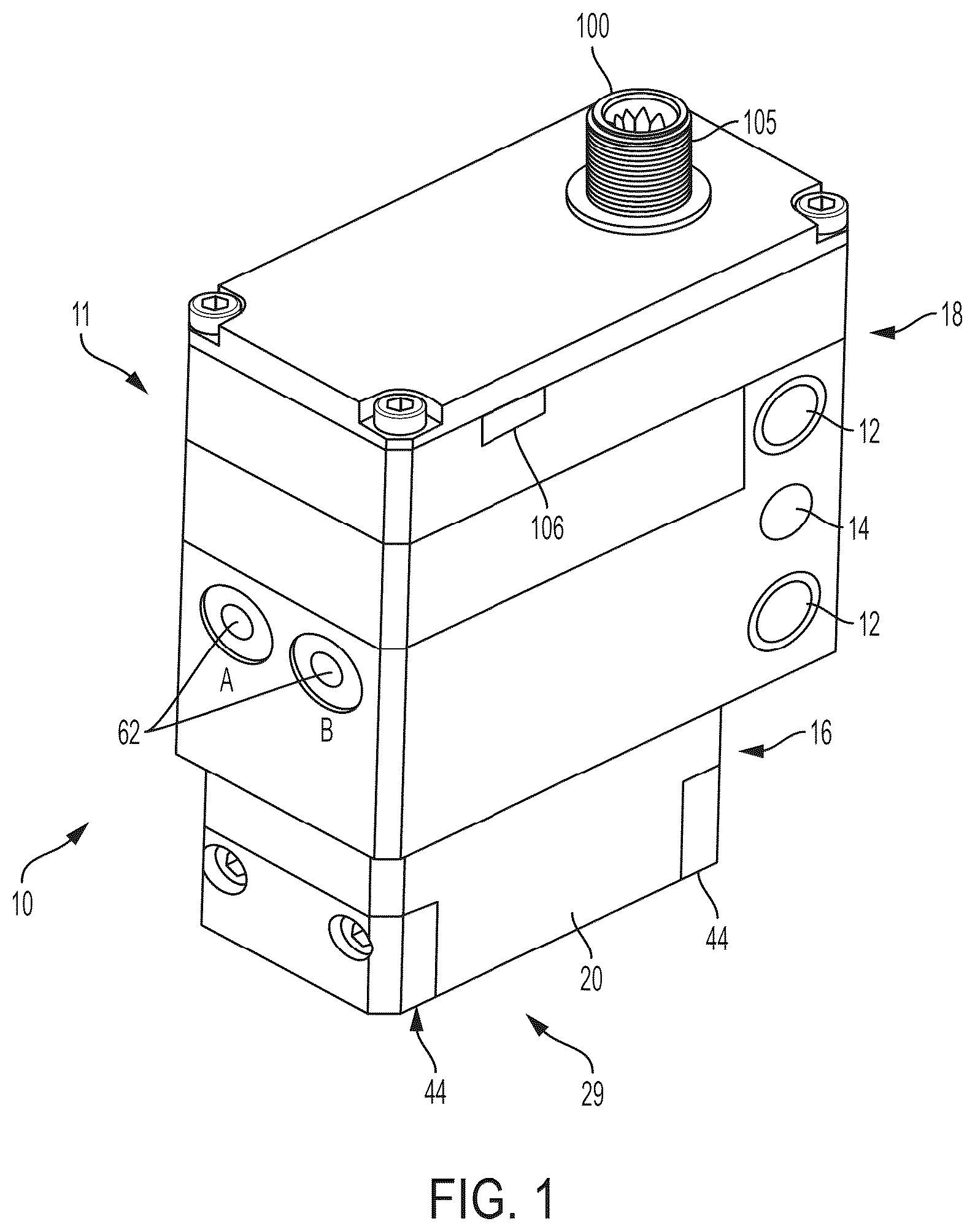Patent US12551988 Figure 1 – Magnetic coupling device with at least one of a sensor arrangement and a degauss capability