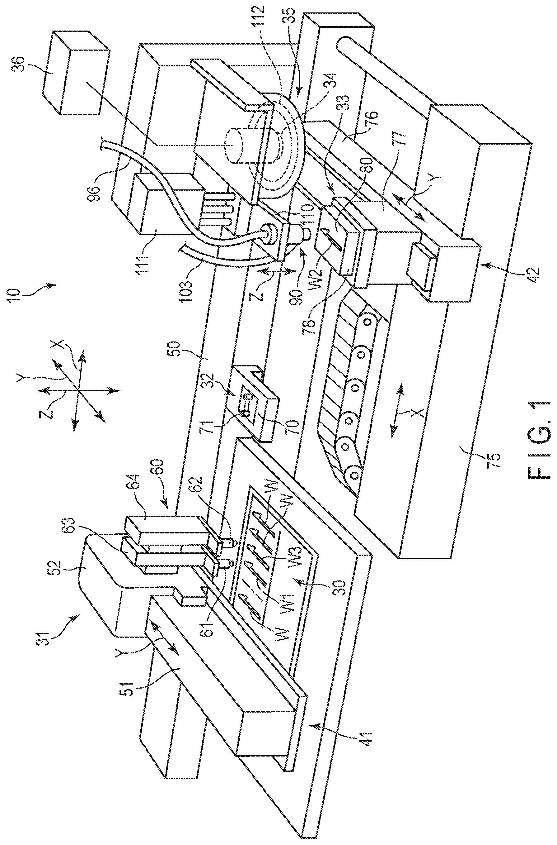 Patent US12551989 — Workpiece holding device and inspection device comprising workpiece holding device — Figure 1