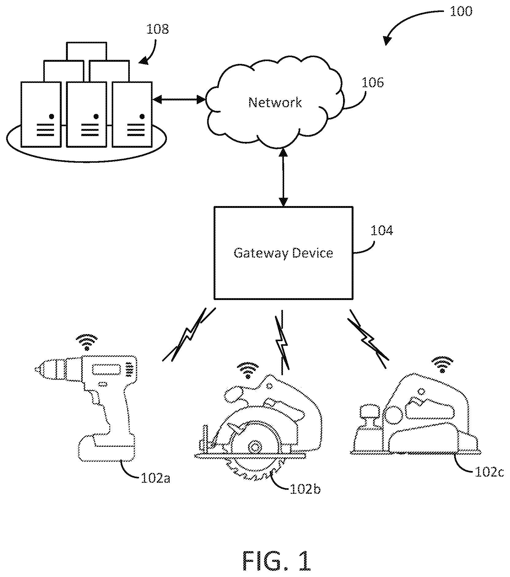 Patent US12552002 — Systems and methods for power tool communication — Figure 1