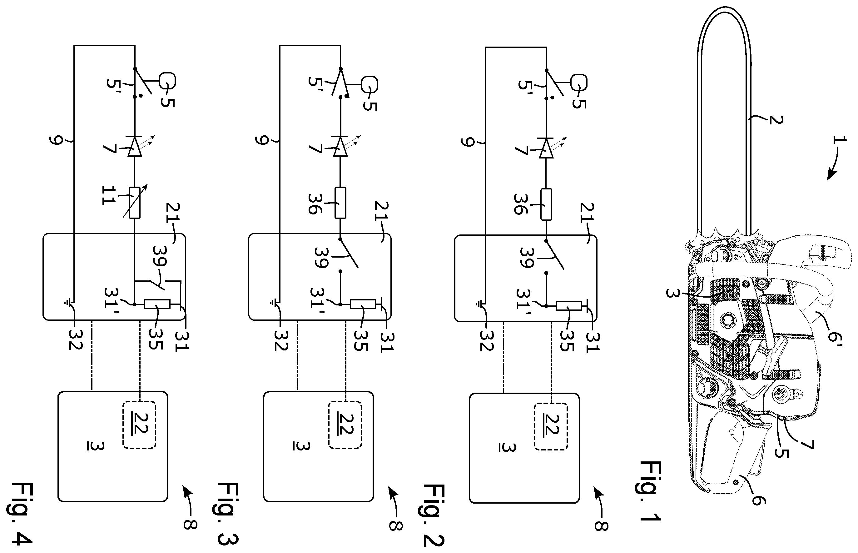 Patent US12552005 Figure 1 – Power tool