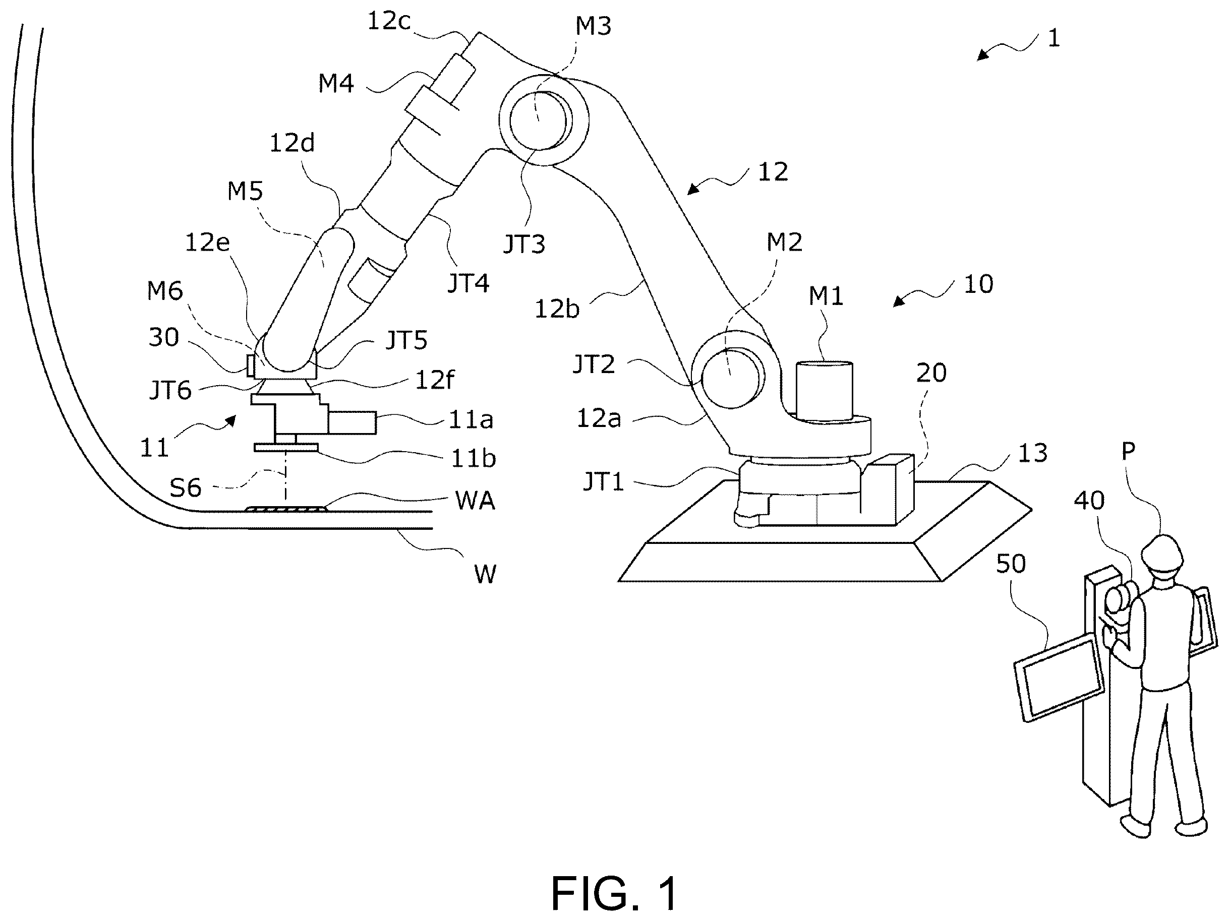 Patent US12552010 — Master-slave system and controlling method — Figure 1