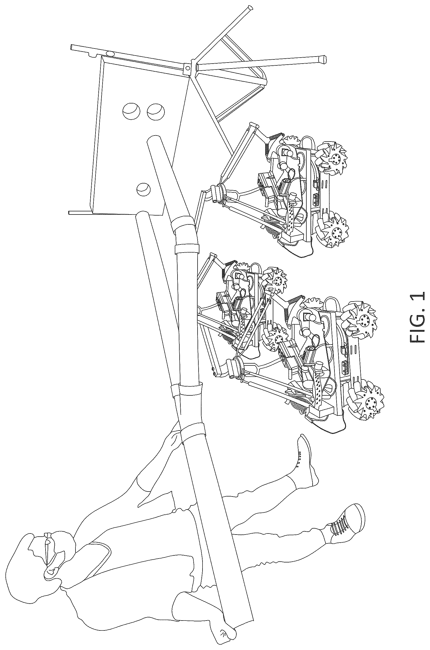 Patent US12552011 — Method and system for multirobot collaborative mobile manipulation — Figure 1