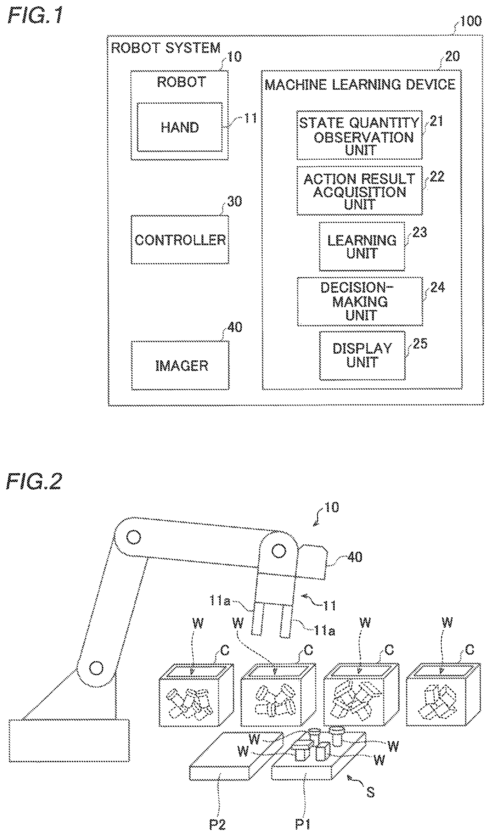 Patent US12552019 — Machine learning method and robot system — Figure 1