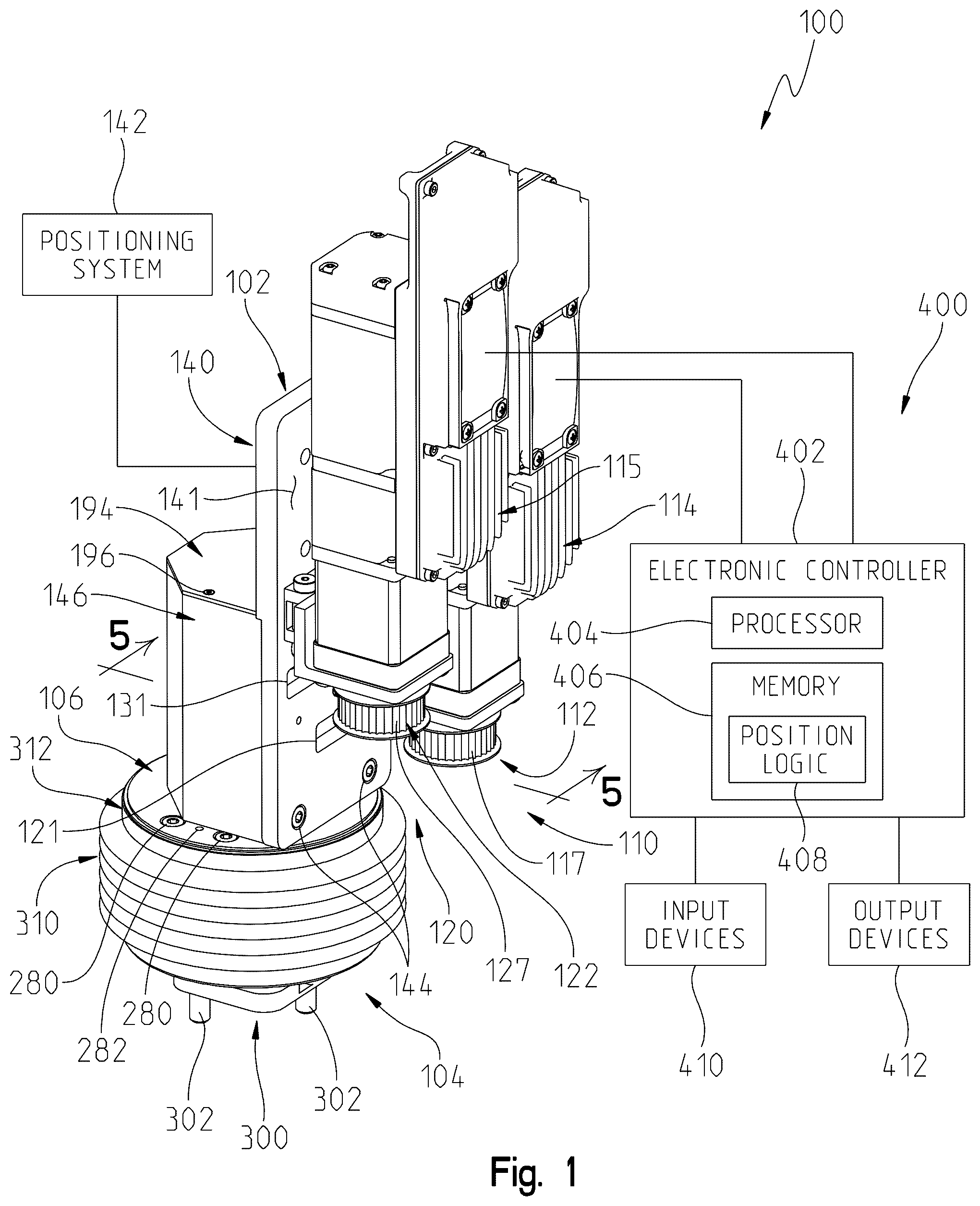 Patent US12552048 — Component handling systems and methods — Figure 1