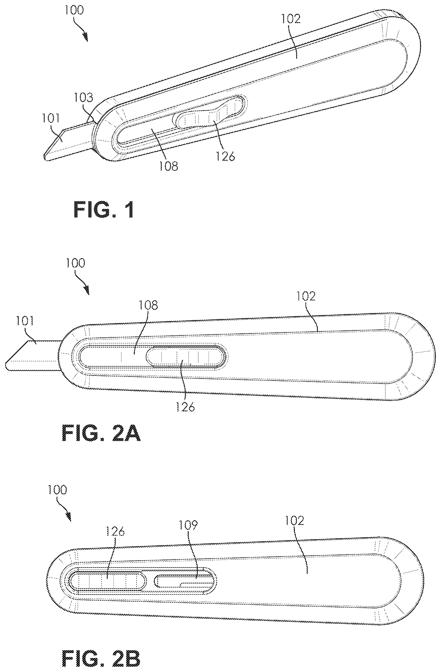 Patent US12552055 — Retractable utility knife — Figure 1