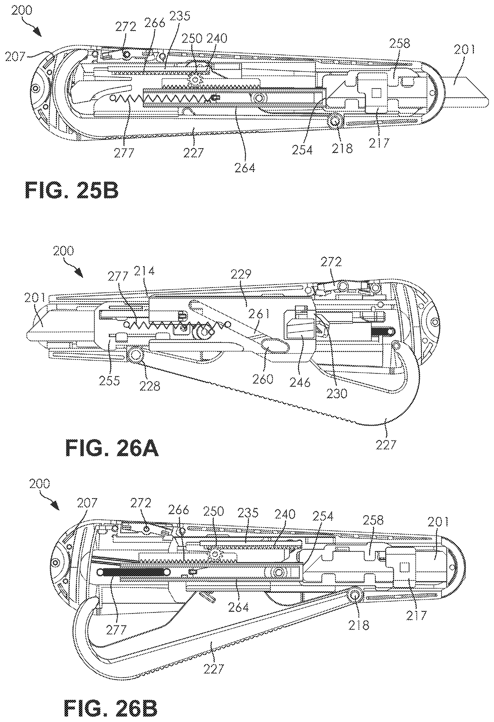 Patent US12552055 Figure 16 – Retractable utility knife