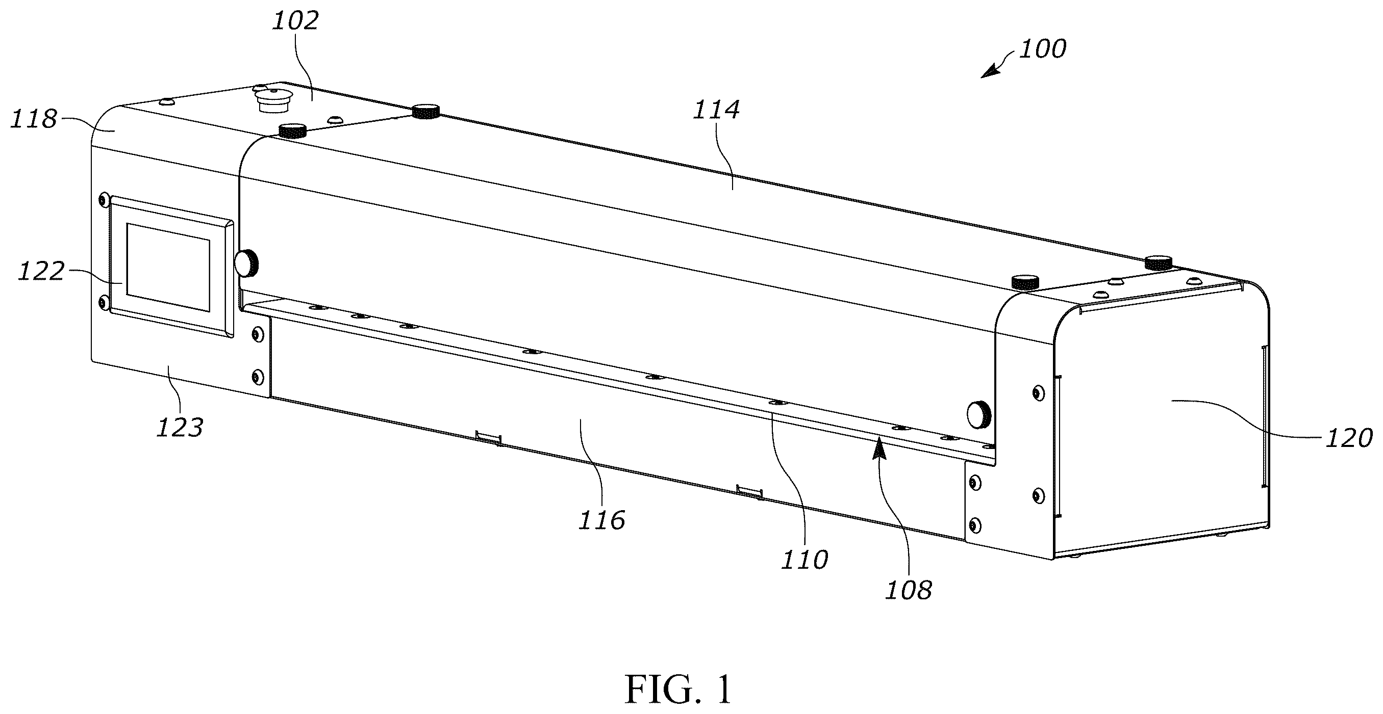 Patent US12552064 — Device for producing slit sheet packing material — Figure 1