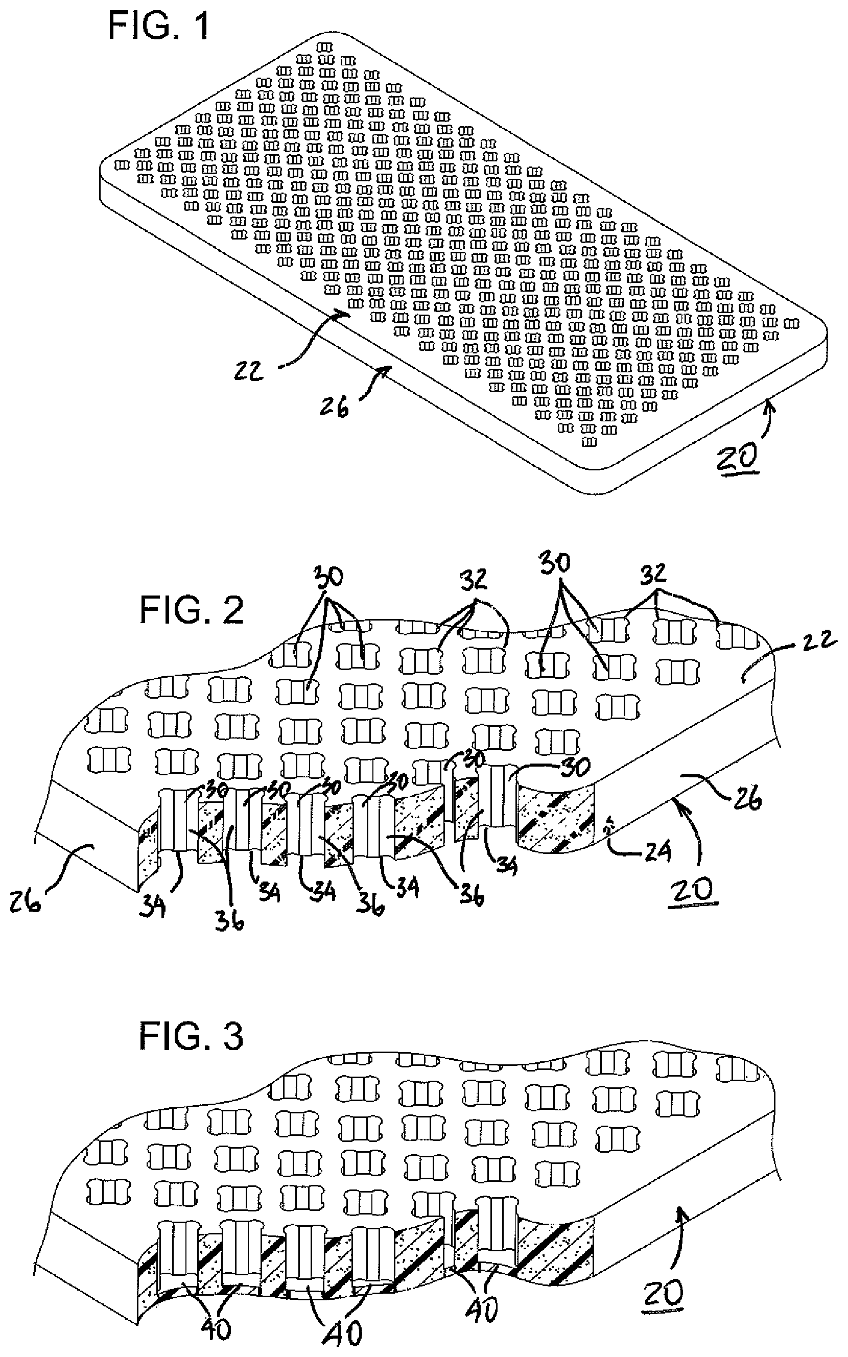 Patent US12552072 — Resilient cores with convection barriers particularly for inflatable bodies and methods for making the same — Figure 1