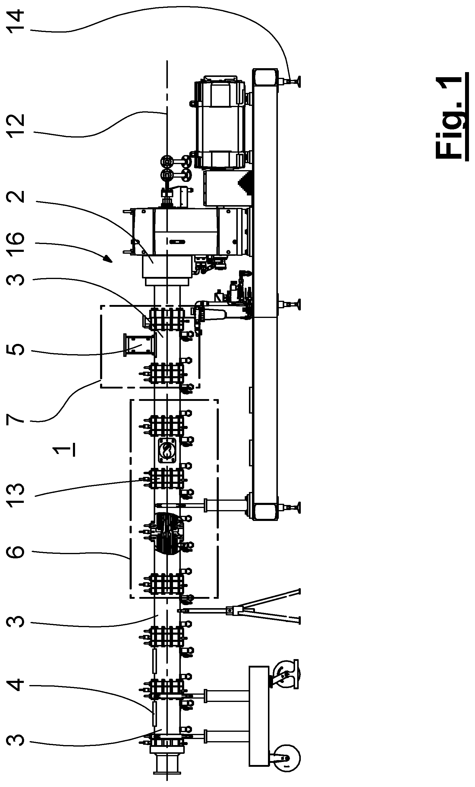Patent US12552080 — Planetary roller extruder for processing biodegradable materials and method for cleaning the planetary roller extruder — Figure 1